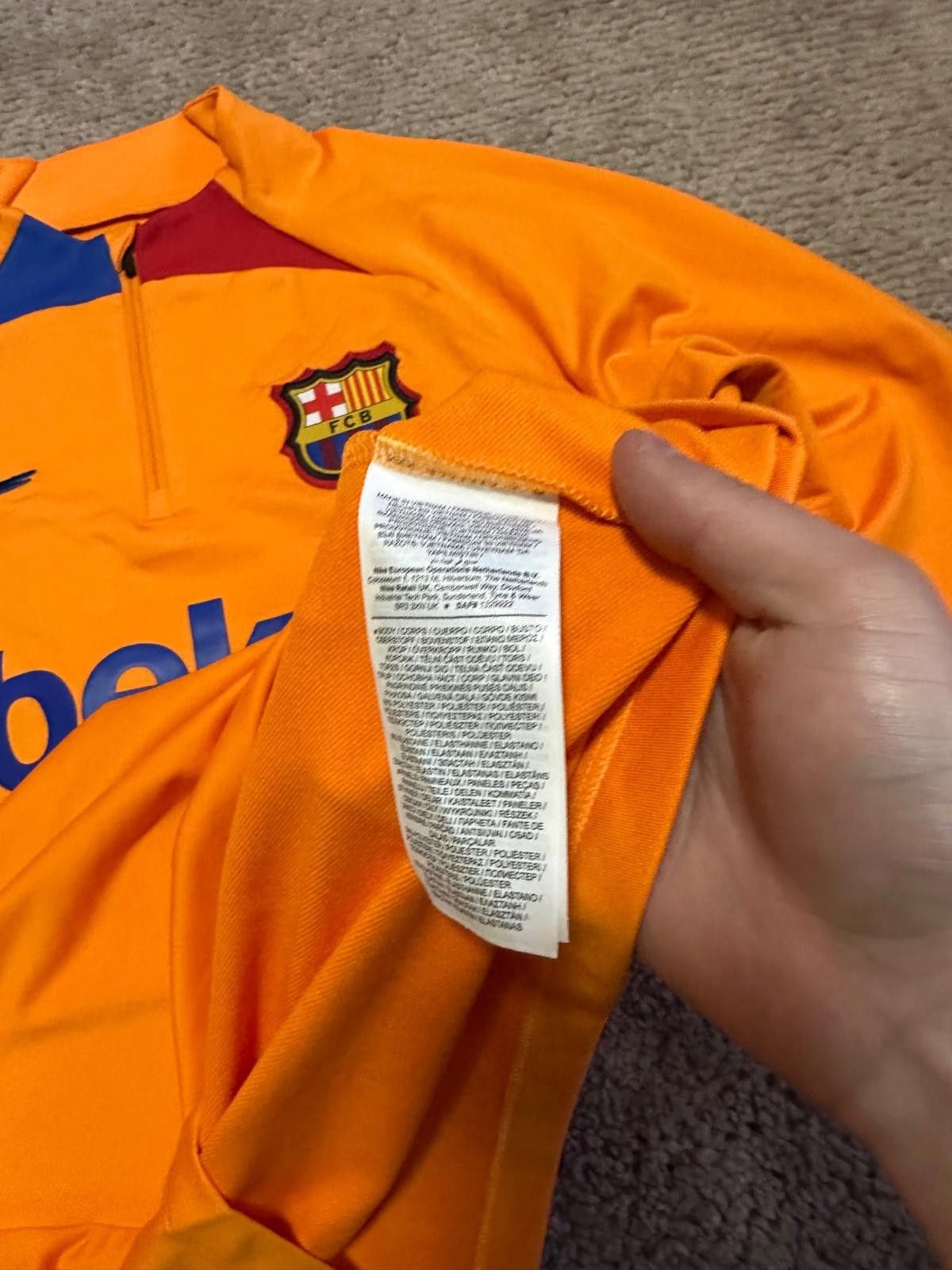 Nike Nike Barcelona 2022/23 1/4 Zip Training Top Sz M Size US M / EU 48-50 / 2 - 6 Thumbnail