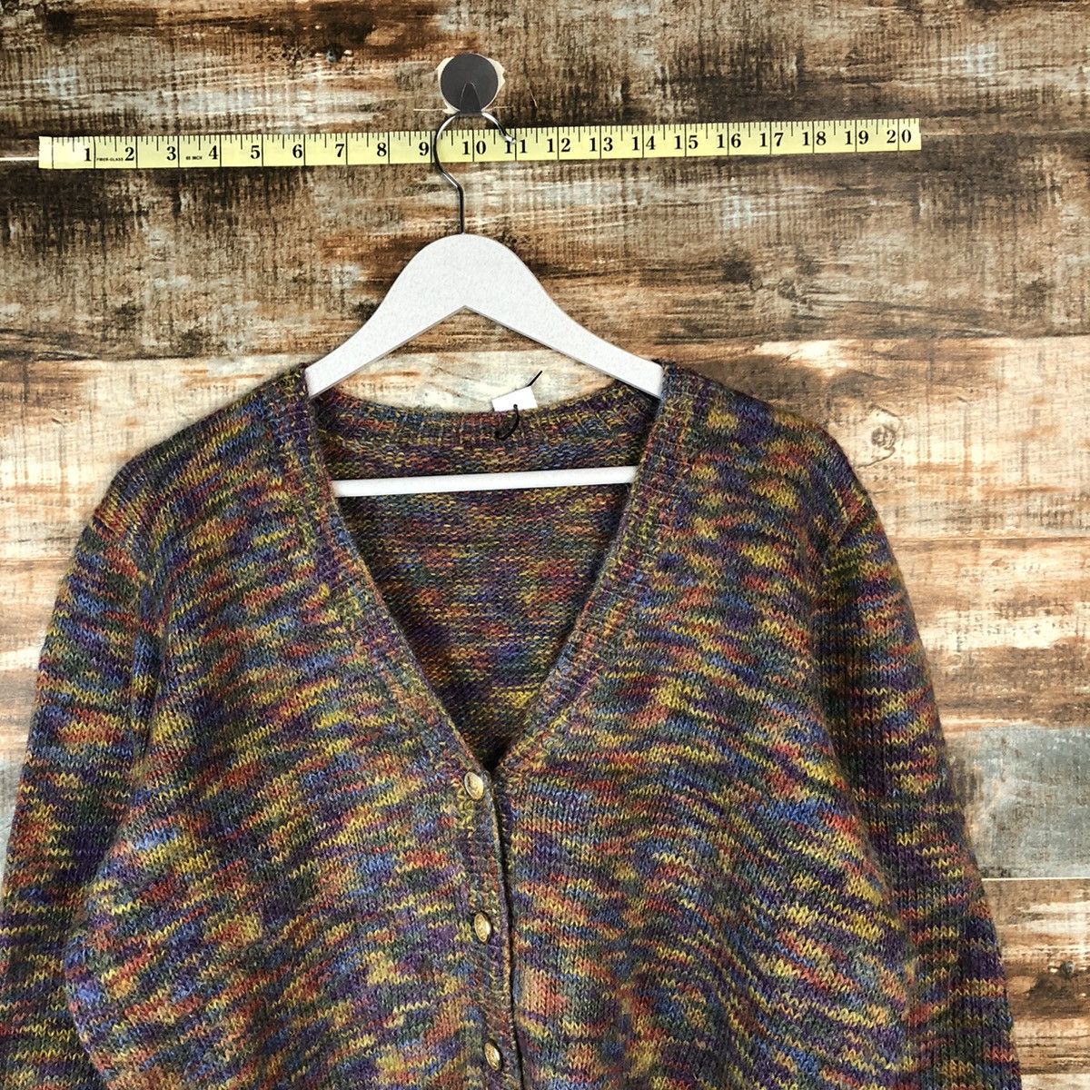 Japanese Brand Japan vintage Brown Cardigan Knitwear #A2048 Size M / US 6-8 / IT 42-44 - 5 Thumbnail