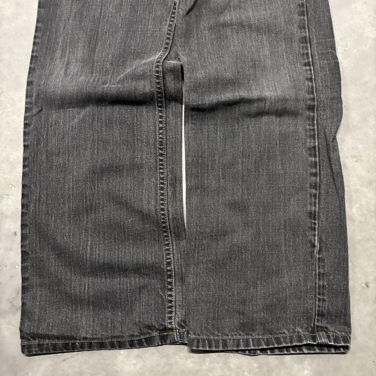 Japanese Brand × Vintage Crazy Vintage Y2K/2000s Grunge Faded Black Denim Jeans! Size US 32 / EU 48 - 6 Thumbnail