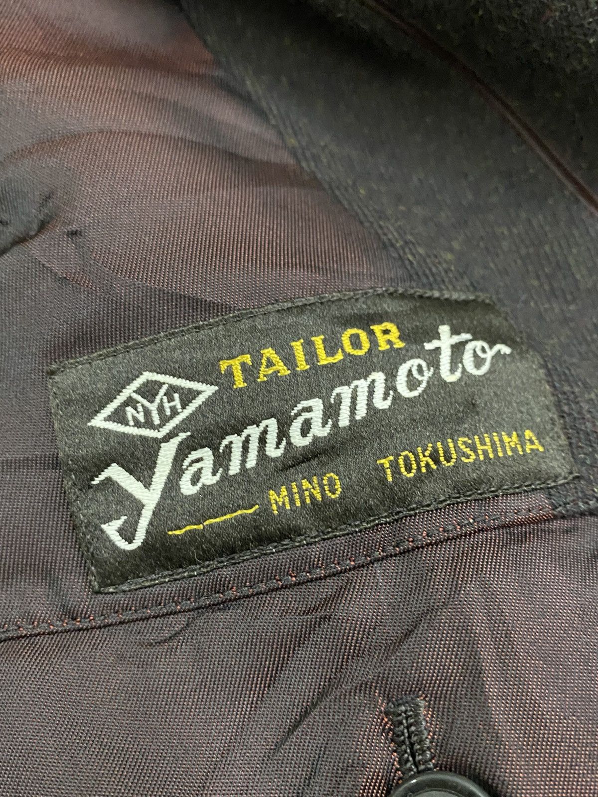 Yohji Yamamoto Tailor Yamamoto Japan Vintage Black Wool OverCoat 90s Size US M / EU 48-50 / 2 - 9 Thumbnail