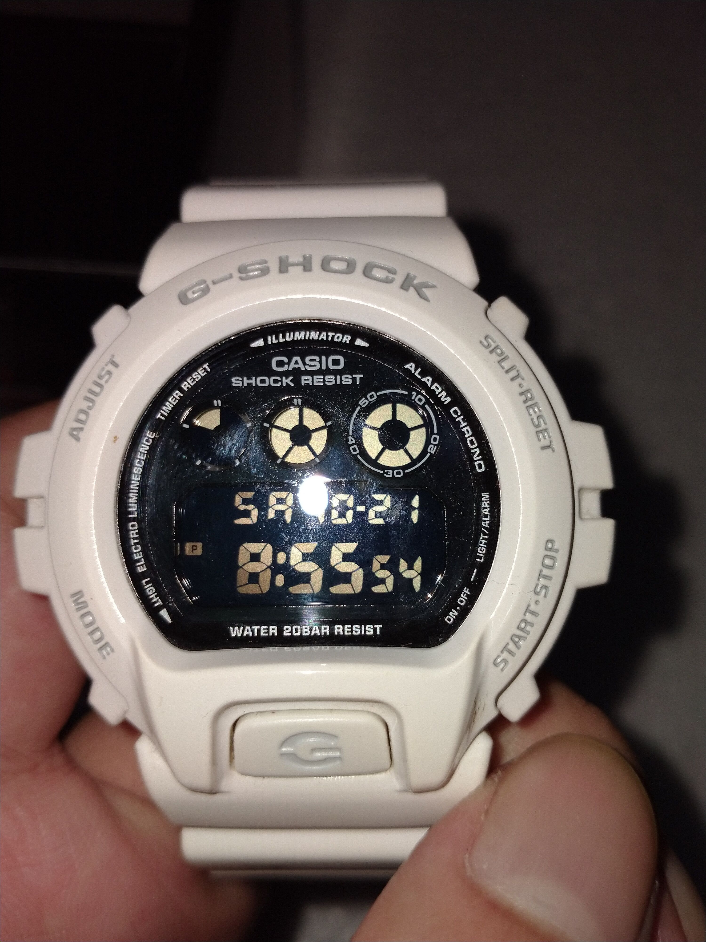 Casio G shock DW6900NB 7 rare white | Grailed