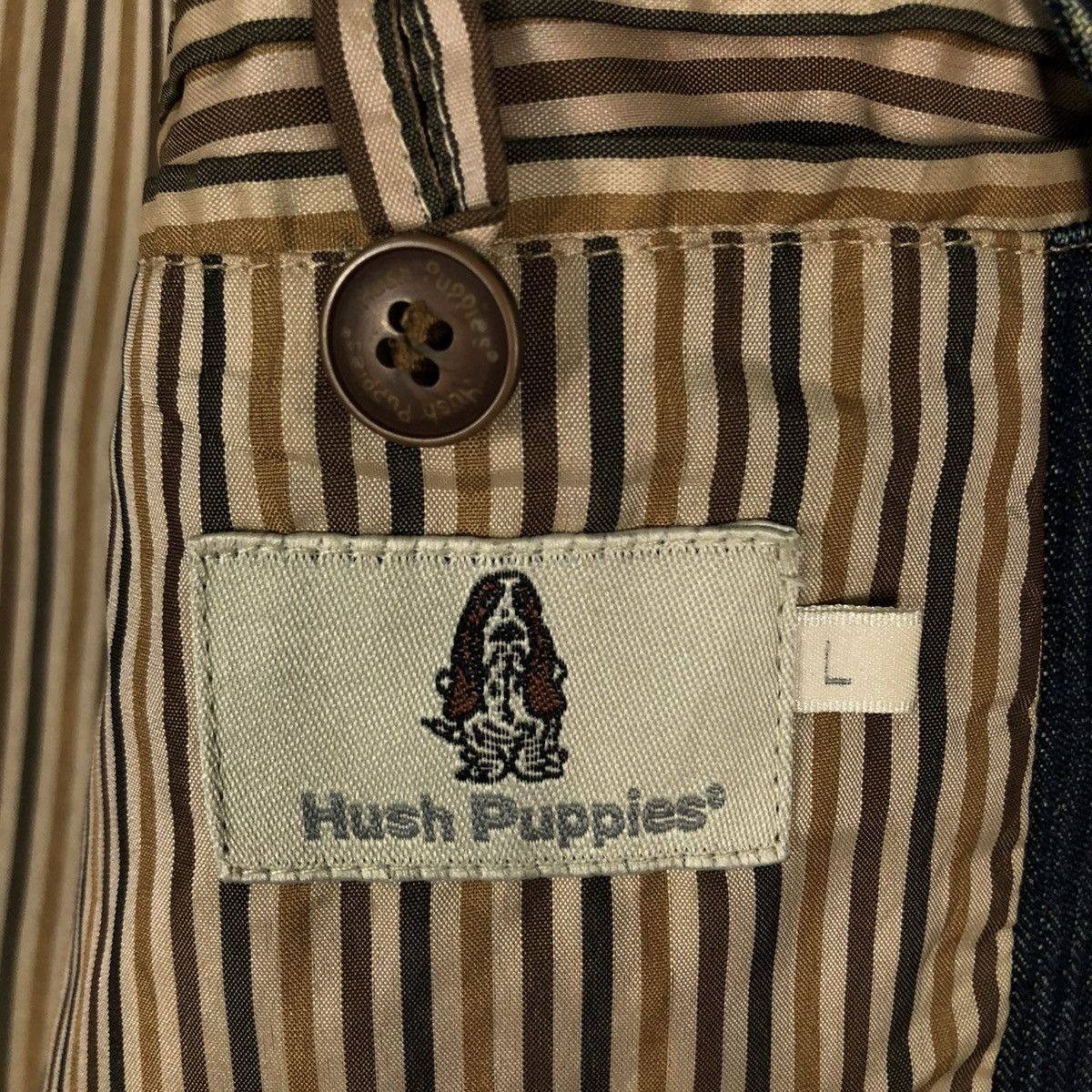 Japanese Brand 📌VINTAGE CHORE WORK JACKET HUSH PUPPIES BLANKET LINING Size US L / EU 52-54 / 3 - 17 Thumbnail