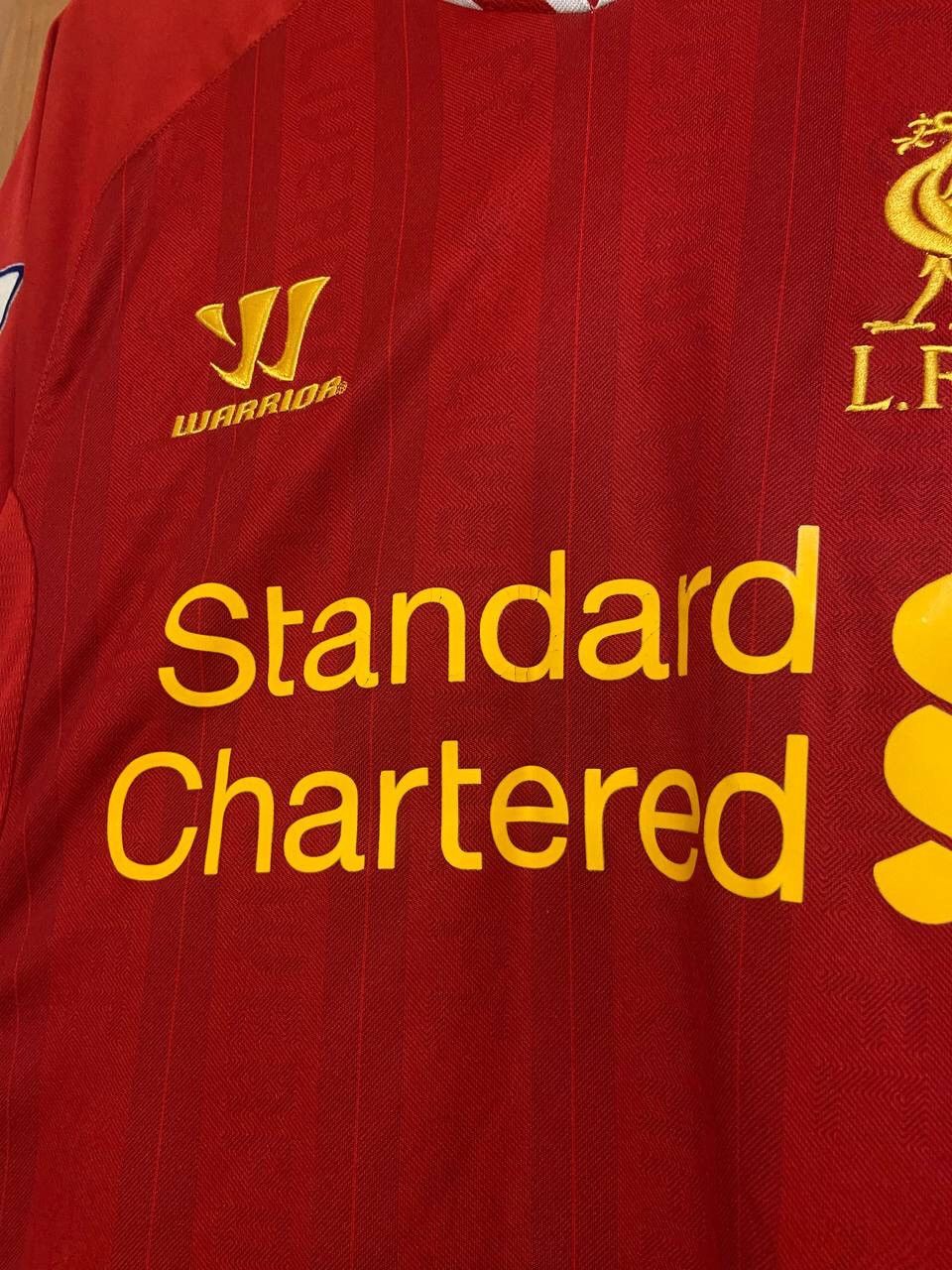 Warrior Warrior Liverpool Premier League Gerrard #8 Red Jersey Size US S / EU 44-46 / 1 - 4 Thumbnail