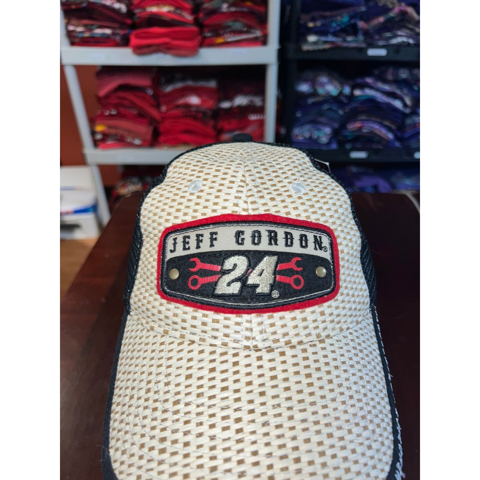 NASCAR Jeff Gordon Hat 24 Chase Authentics Black Cap Headwear Size ONE SIZE - 2 Thumbnail