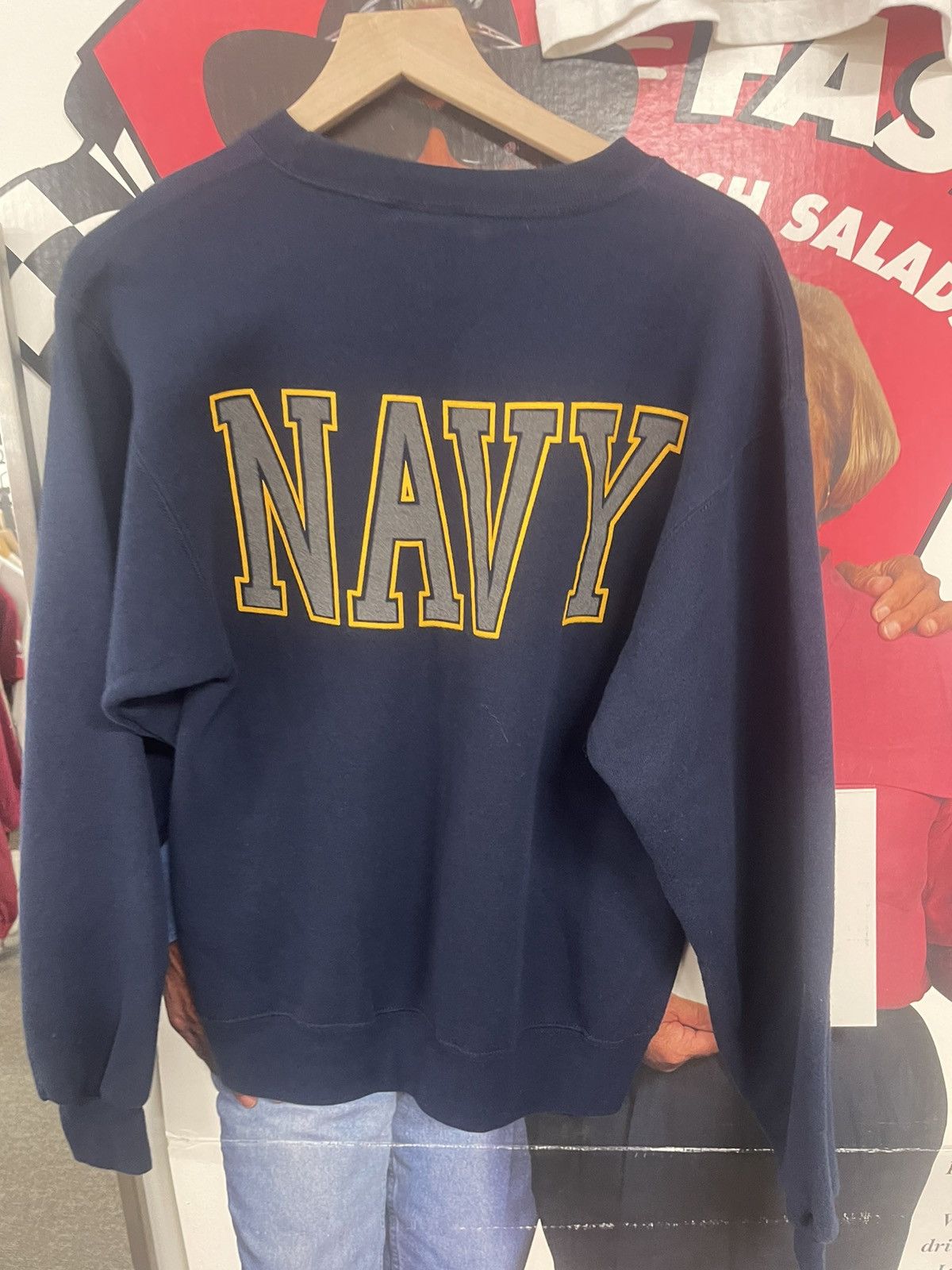 Vintage Navy sweatshirt Size US M / EU 48-50 / 2 - 1 Preview
