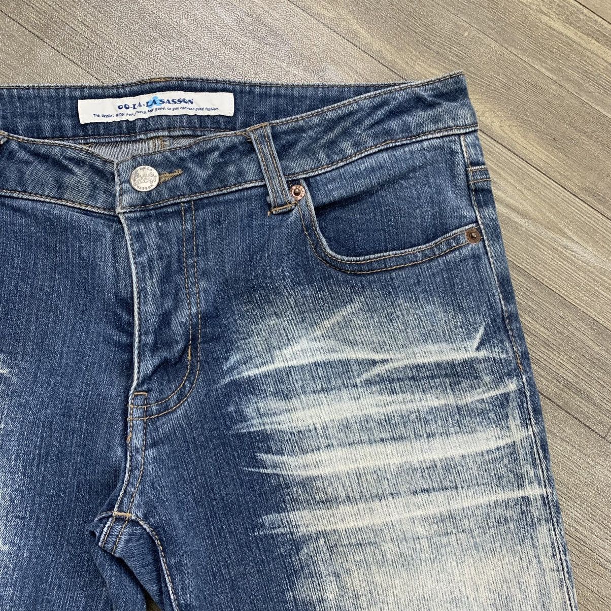 If Six Was Nine × Japanese Brand × Le Grande Bleu (L.G.B.) LGB Style💥Oo-La-La Sasson Bootcut Flared Nice Faded Jeans Size US 29 - 7 Thumbnail