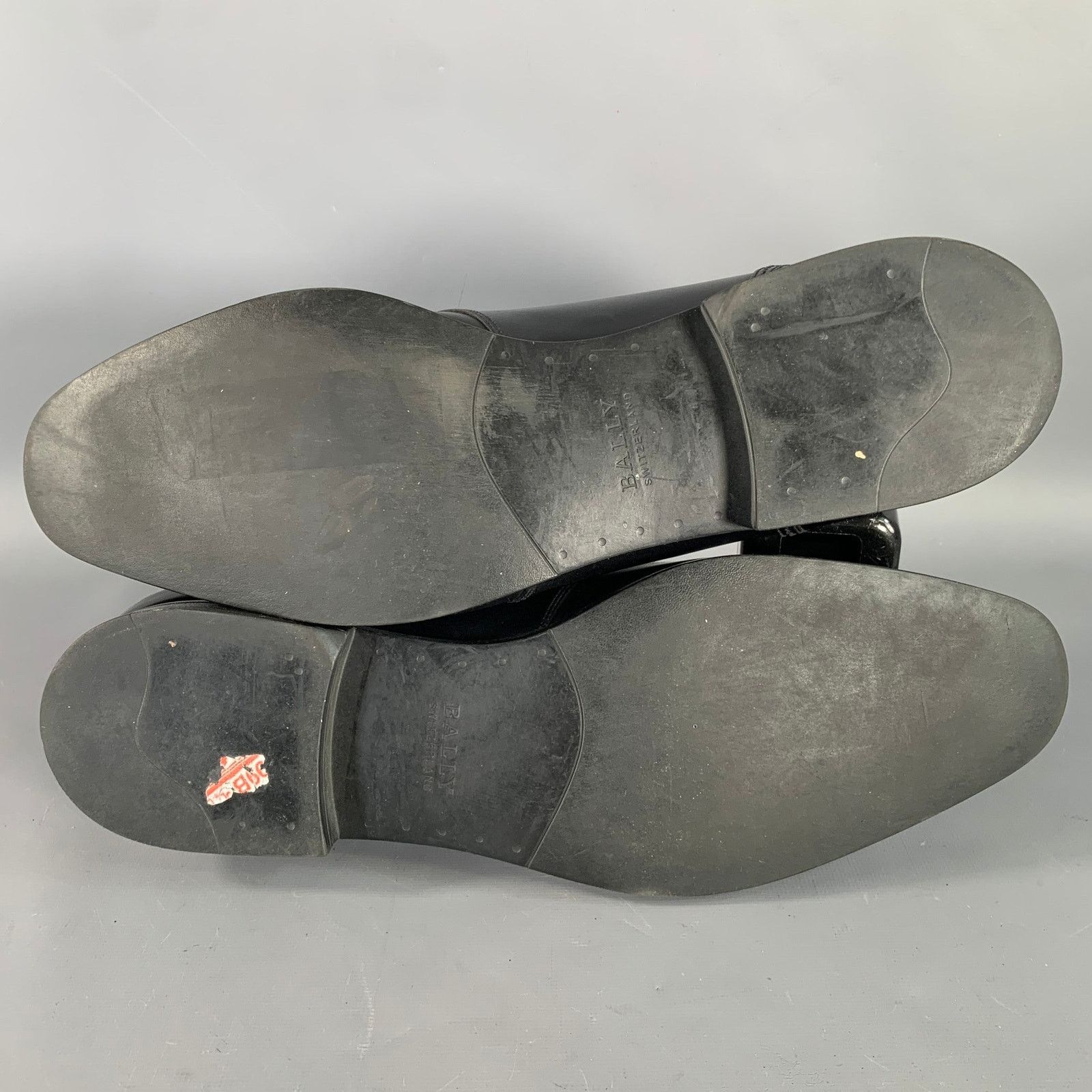 Bally BALLY Size 12 Lavoli Black Silver Leather Buckle Loafers Size US 12 / EU 45 - 6 Thumbnail