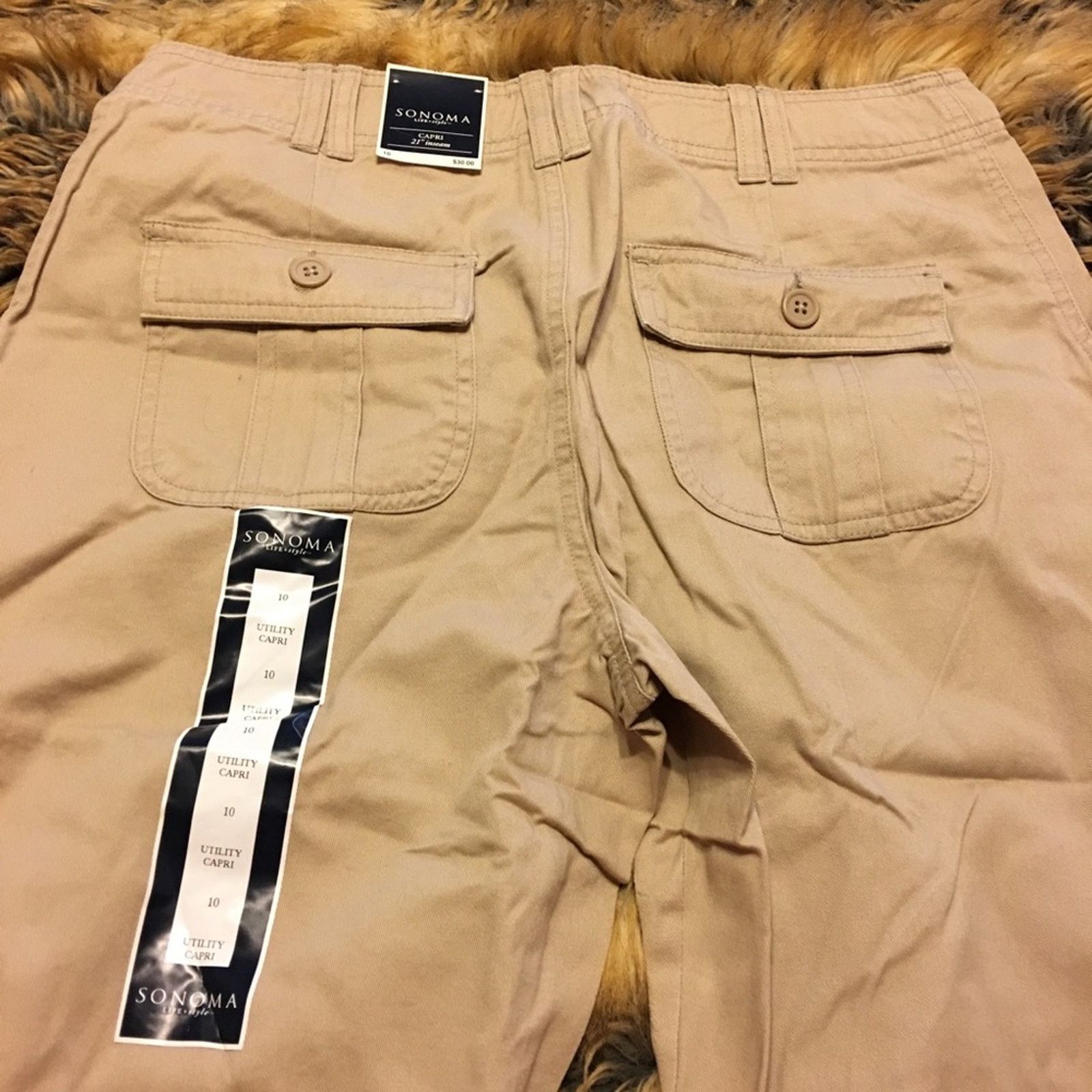 Sonoma Sonoma Lifestyle Capri NWT 10 Size 32" / US 10 / IT 46 - 6 Thumbnail