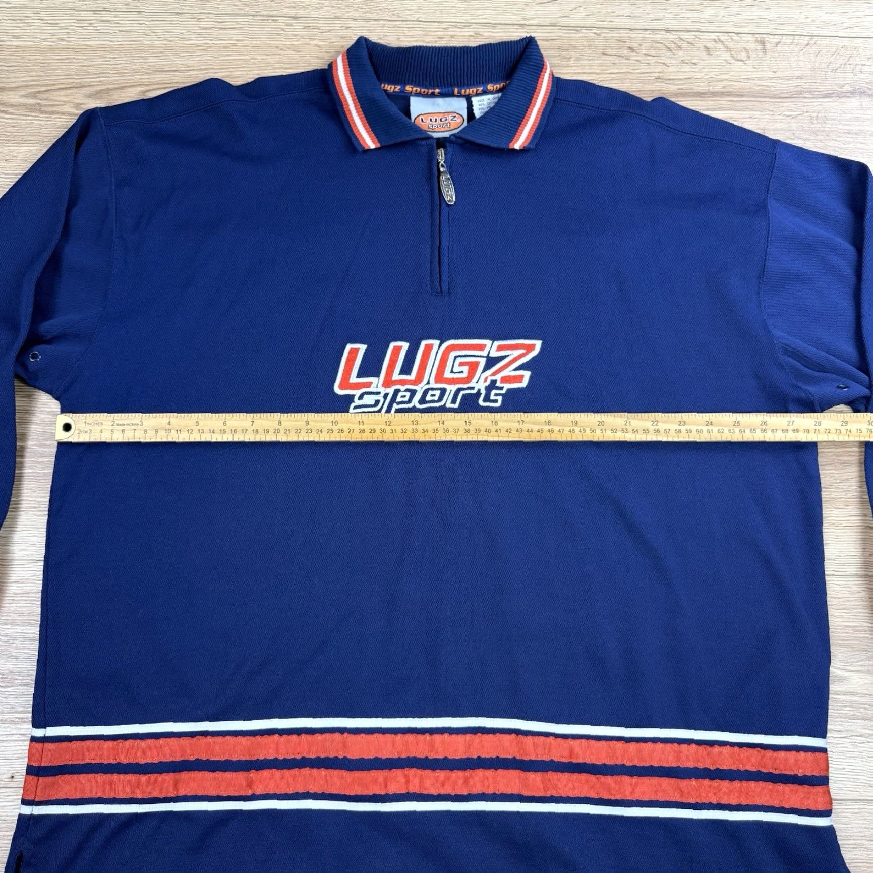 Lugz VTG Lugz Sport Pullover Mens 2XL Blue 1/4 Zip Sweatshirt Streetwear Modern Sportswear Jersey Mens Size US XXL / EU 58 / 5 - 6 Thumbnail