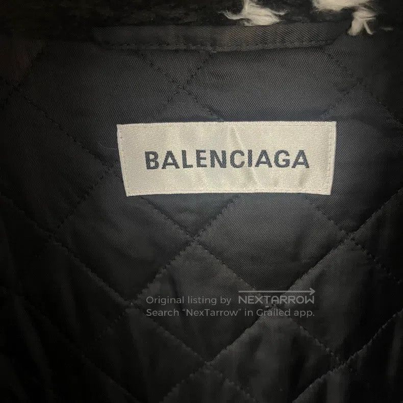 Balenciaga Balenciaga Barrage Full Print Teddy Fleece Jacket Size XS / US 0-2 / IT 36-38 - 5 Thumbnail
