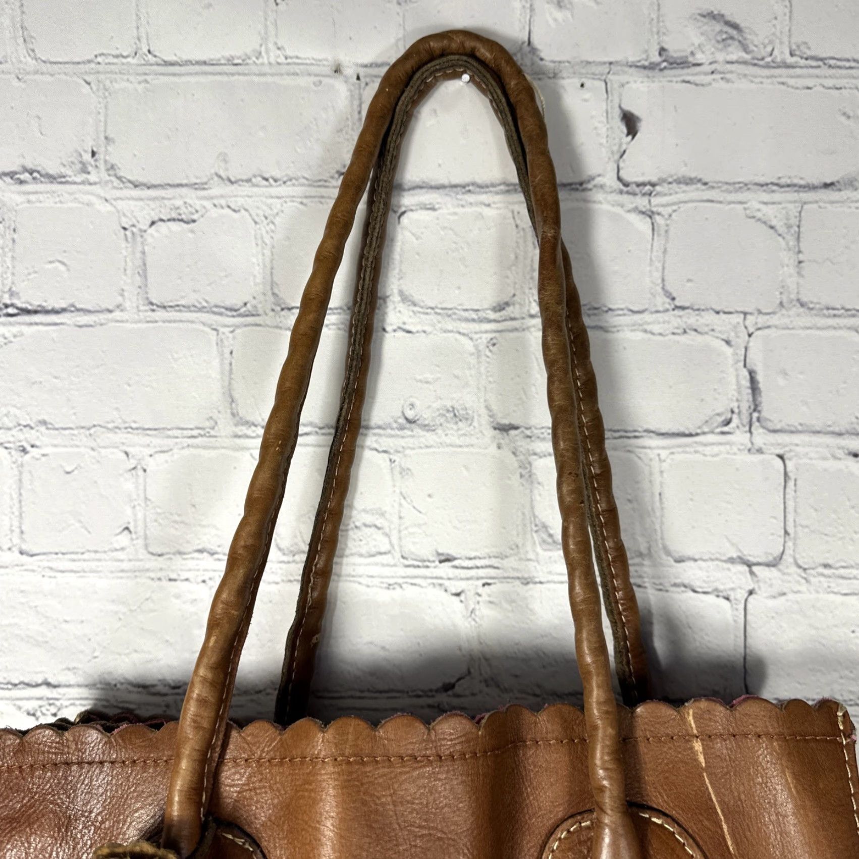 Patricia Nash Patricia Nash Leather CAVO Tote Bag Purse Boho Hobo Large Brown Floral Distressed Designer Western CAVO Womens Size ONE SIZE - 3 Thumbnail