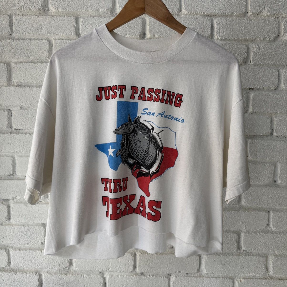 Vintage Vintage Texas Cropped Top Size US XL / EU 56 / 4 - 1 Thumbnail