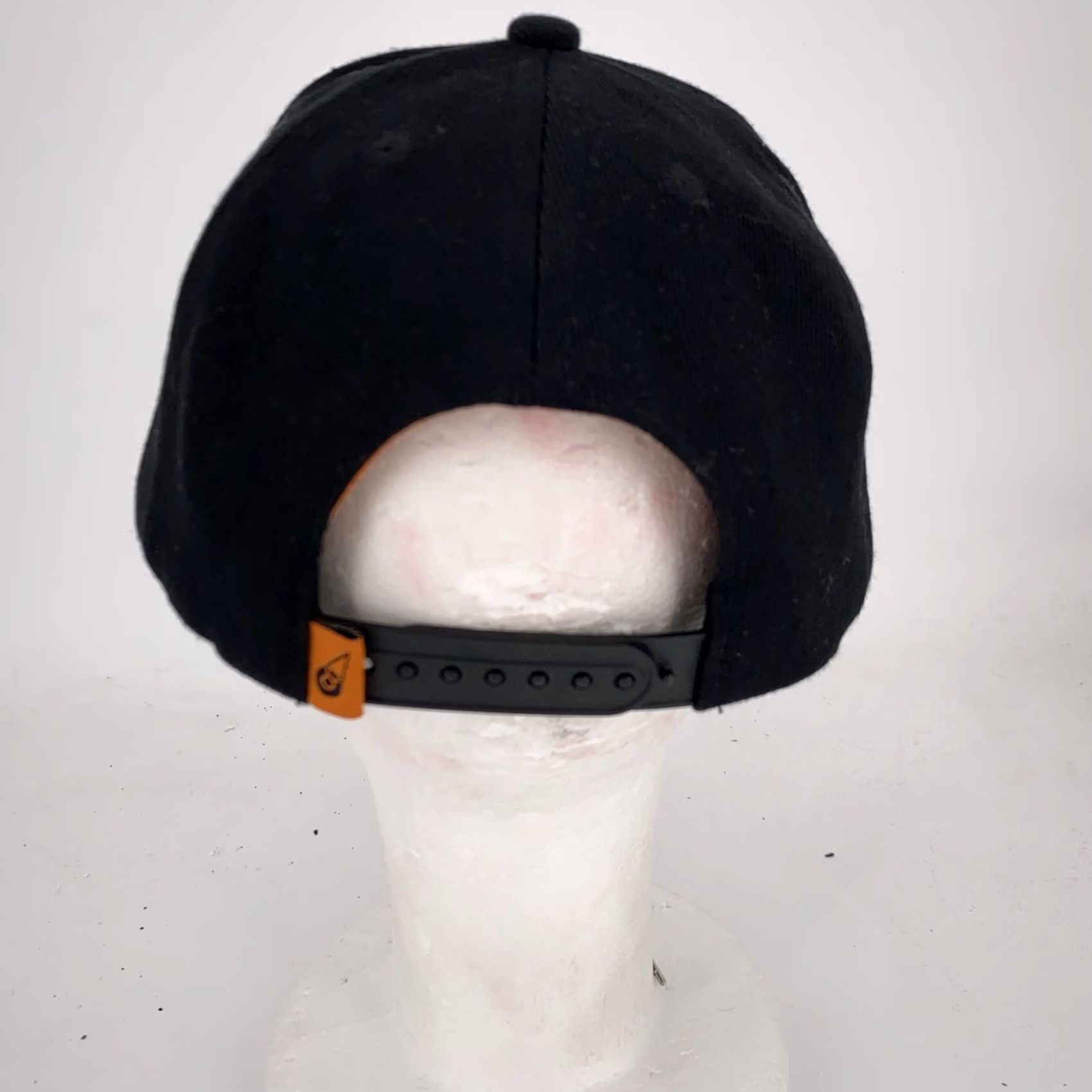 Vintage Rugged Seas Hat Cap Snap Back Black Embroidered Workwear Fisherman Mens Logo Size ONE SIZE - 3 Thumbnail