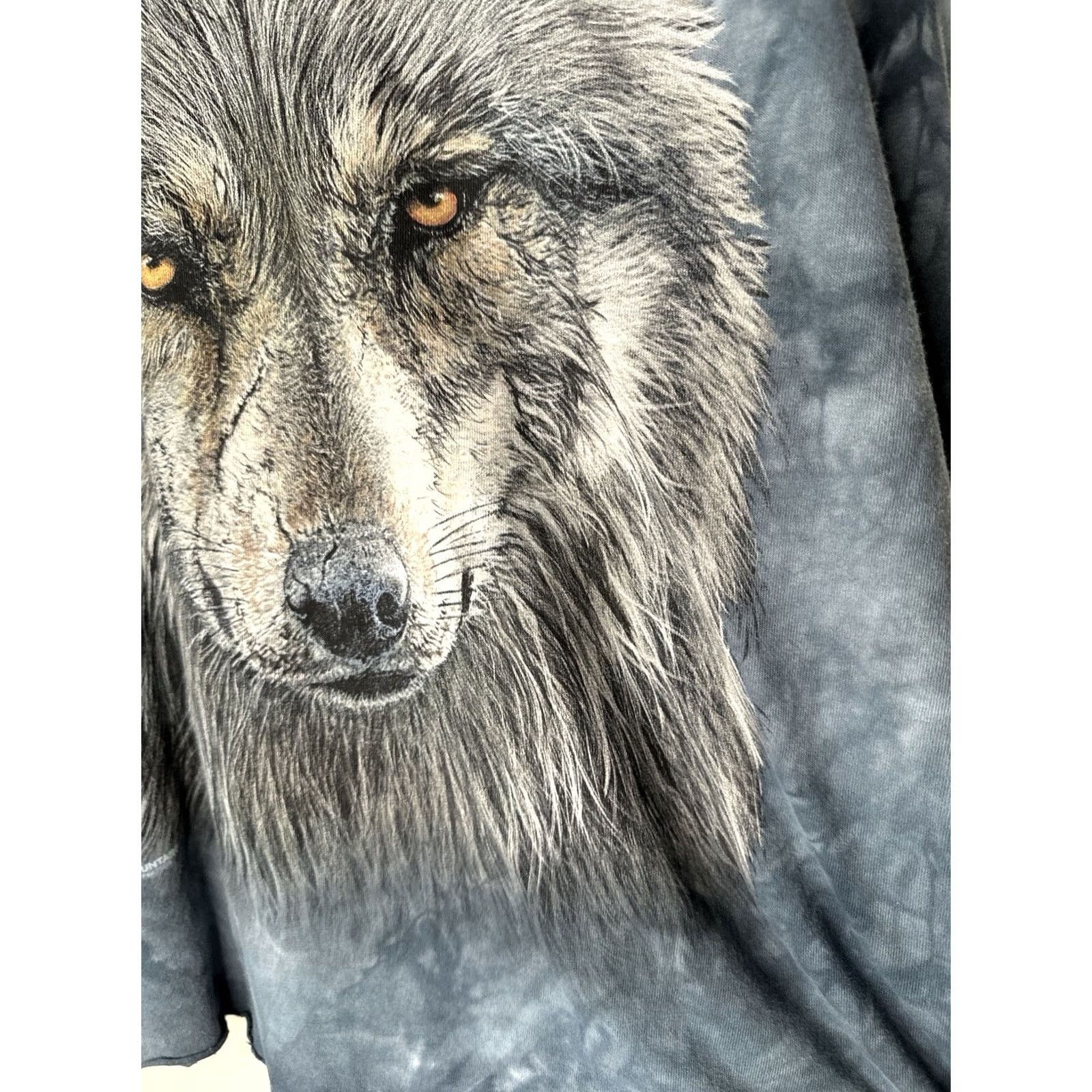 The Mountain The Mountain Wolf Face Long Sleeve T Shirt XL Tie Dye Nature Wildlife Men Size US XL / EU 56 / 4 - 6 Thumbnail