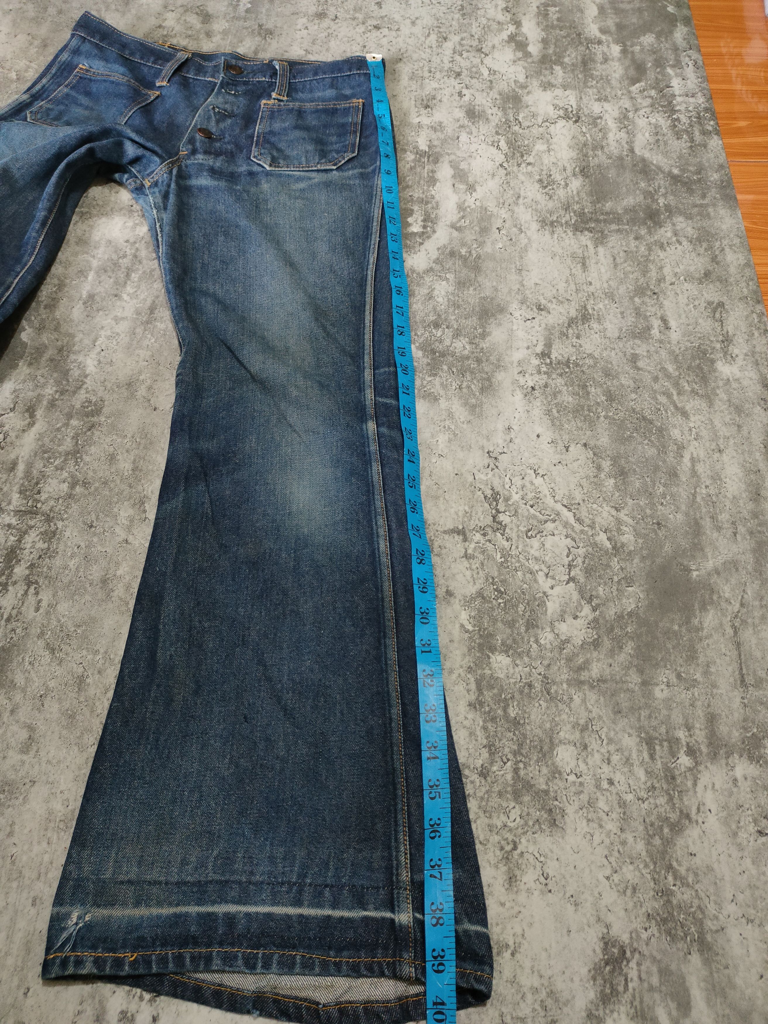 Tornado Mart Vintage Big John Distressed Super Flare Jeans Size US 32 / EU 48 - 23 Thumbnail