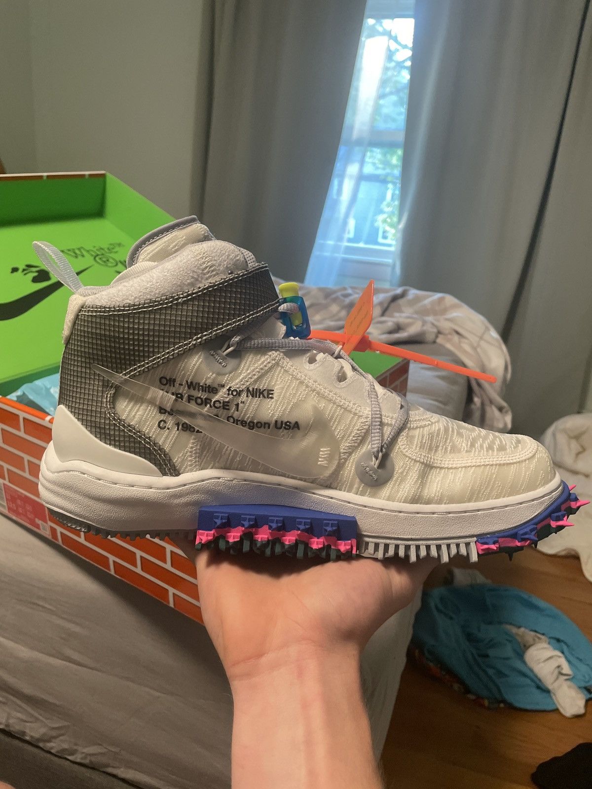 Nike × Off-White Air Force 1 mid sp Size US 11 / EU 44 - 2 Thumbnail