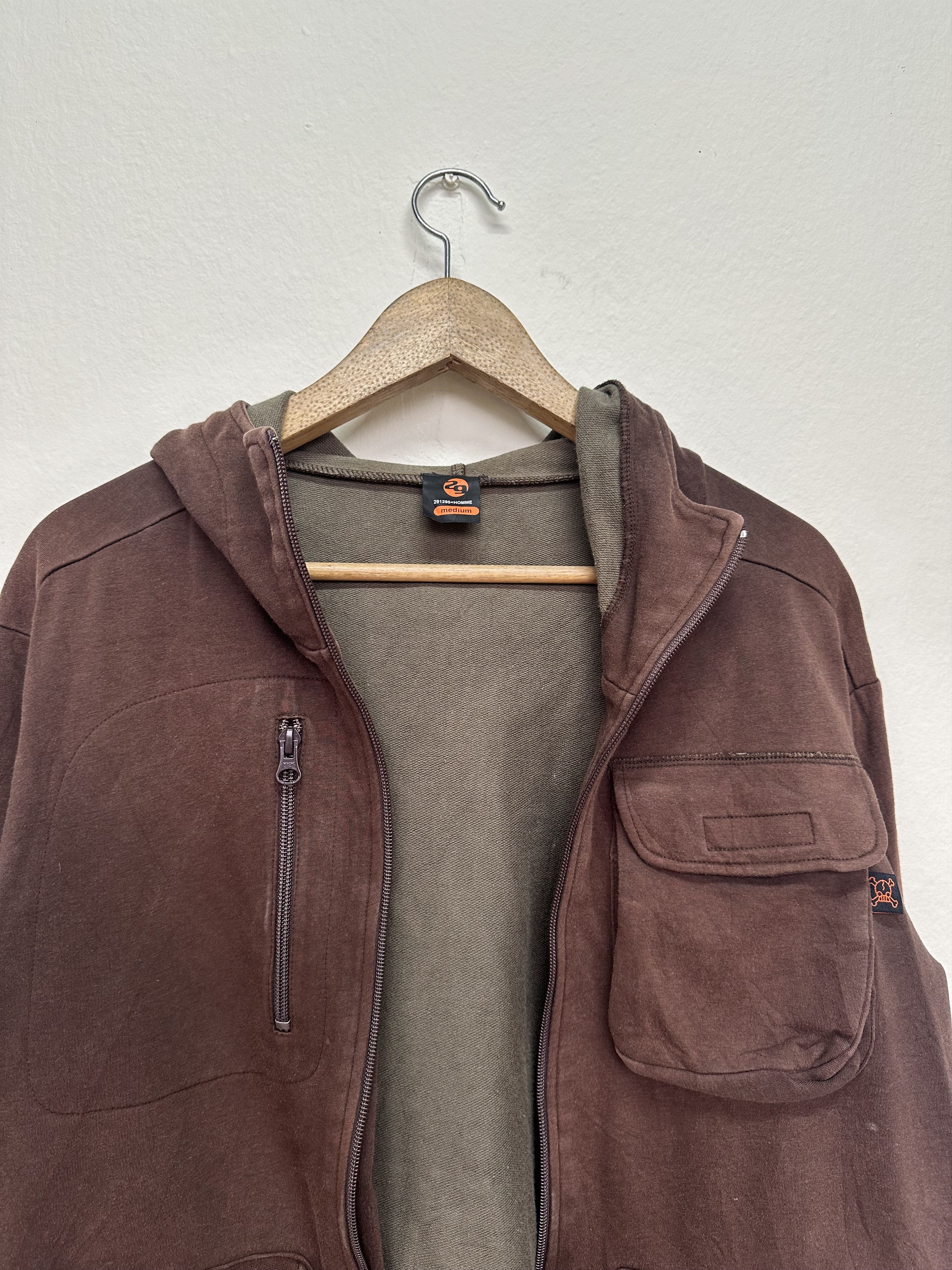 Beauty Beast Off Beat 291295 Reconstructed Cargo Hoodie Zipper Jacket Size US M / EU 48-50 / 2 - 5 Thumbnail