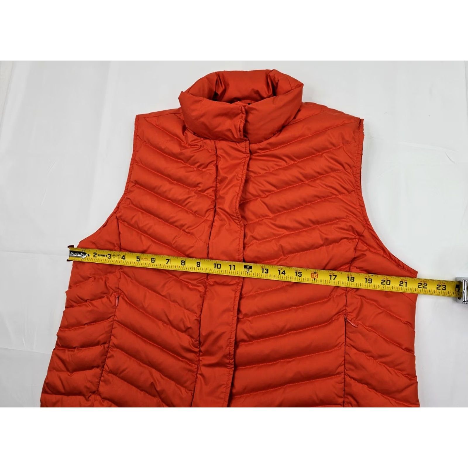 Talbots Talbots Down Insulated Puffer Quilted Vest Women XL Petite, Orange Full Zip — Excellent Condition Size XL / US 12-14 / IT 48-50 - 6 Thumbnail