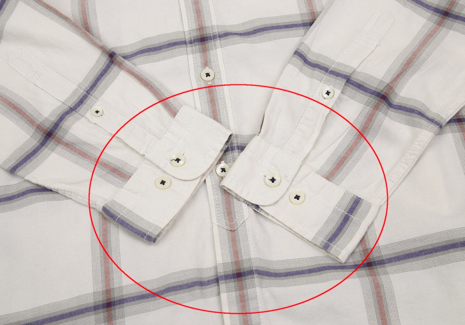 Burberry Check Button-Down Shirt in Light Gray with Check Pattern Size US M / EU 48-50 / 2 - 9 Thumbnail