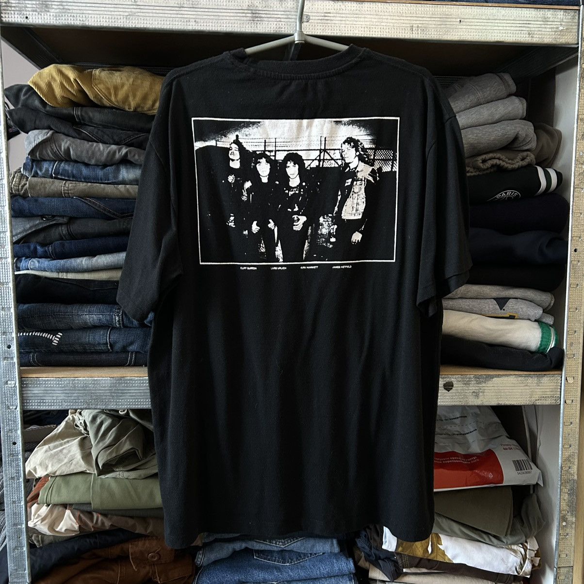 Band Tees Vintage Metallica Big Logo all stars rock band tee size M Size US M / EU 48-50 / 2 - 2 Thumbnail