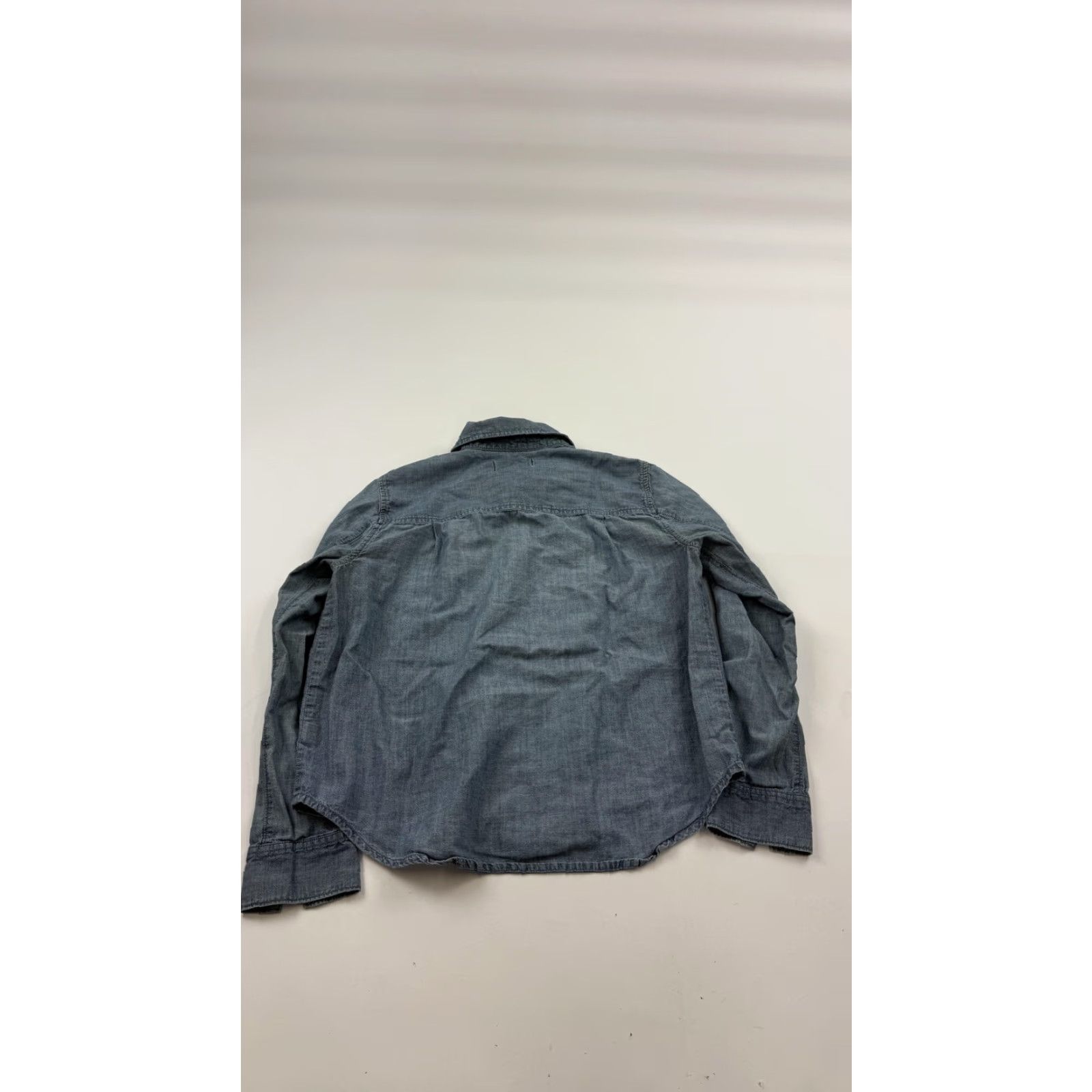 Madewell Madewell Shirt Womens Small Blue Chambray Button-Down Long Sleeve Cotton Casual - 100% Cotton, Collared, Solid, Button-Up, Womens, S Size S / US 4 / IT 40 - 7 Thumbnail