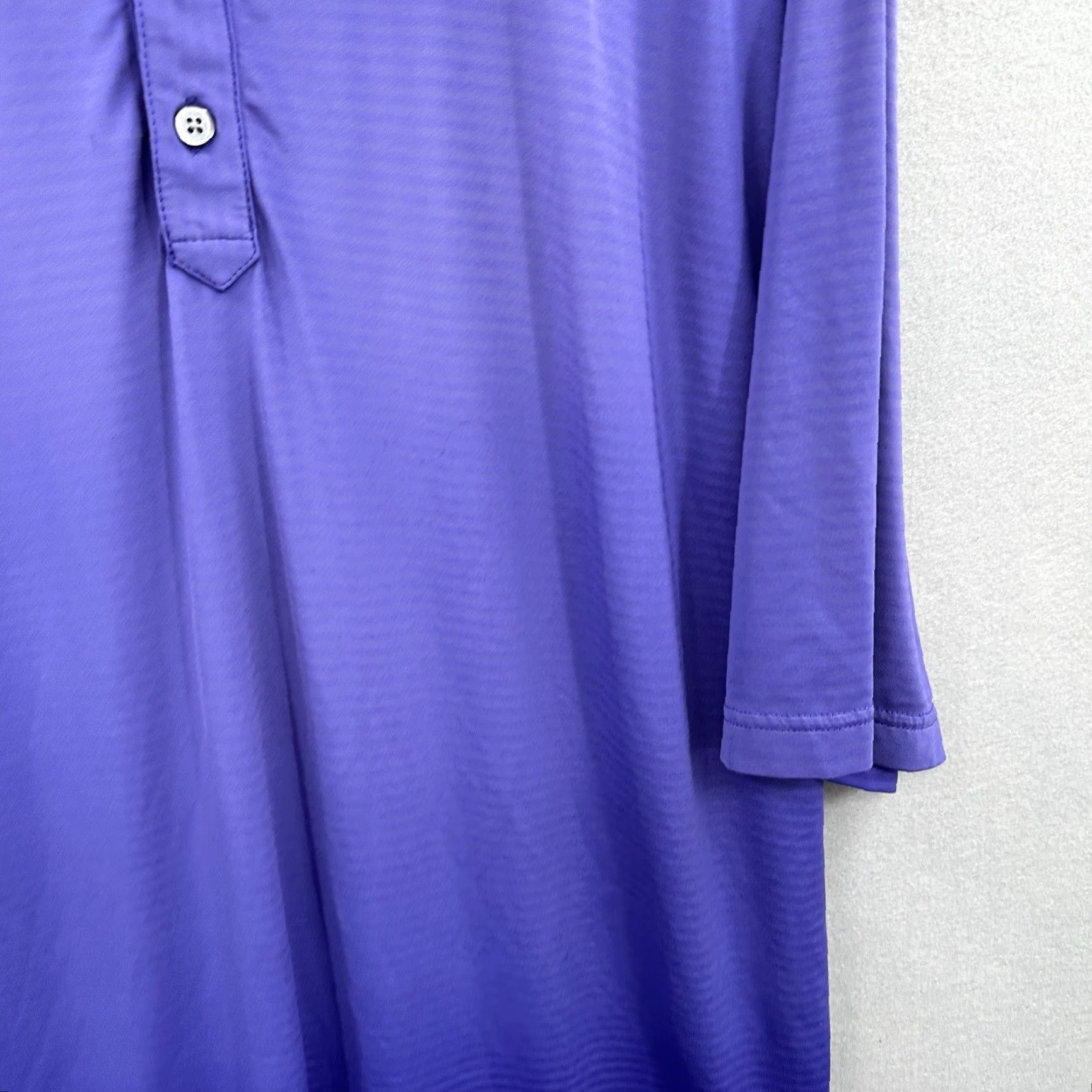 Footjoy FootJoy Polo Shirt Men’s XL Purple Striped Short Sleeve Polo Sports Golf Logo Dad Casual Shirt Size US XL / EU 56 / 4 - 7 Thumbnail