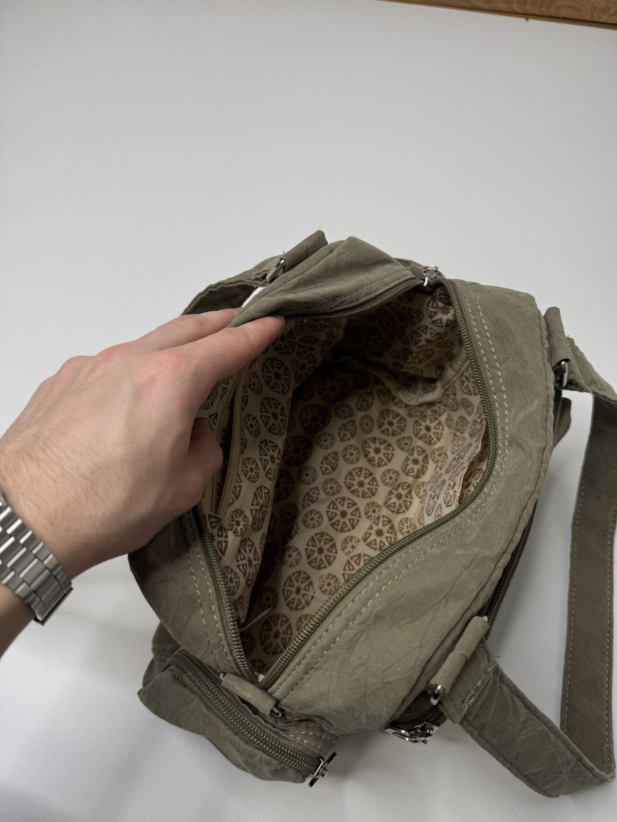 Vintage Vintage green avant garde shoulder bag y2k if6was9 lgb sk8 Size ONE SIZE - 7 Thumbnail