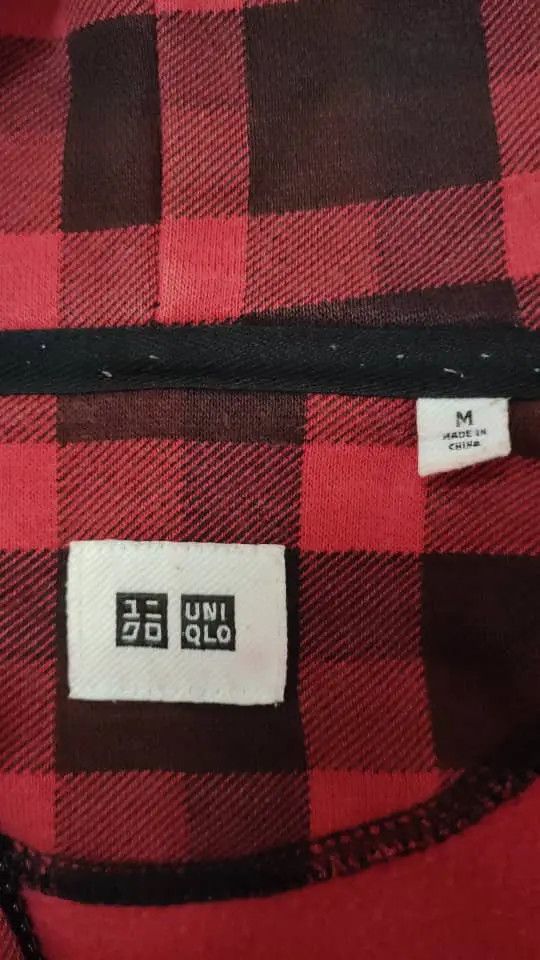 Uniqlo Uniqlo Flannel Checkered Hoodie Size US M / EU 48-50 / 2 - 3 Thumbnail
