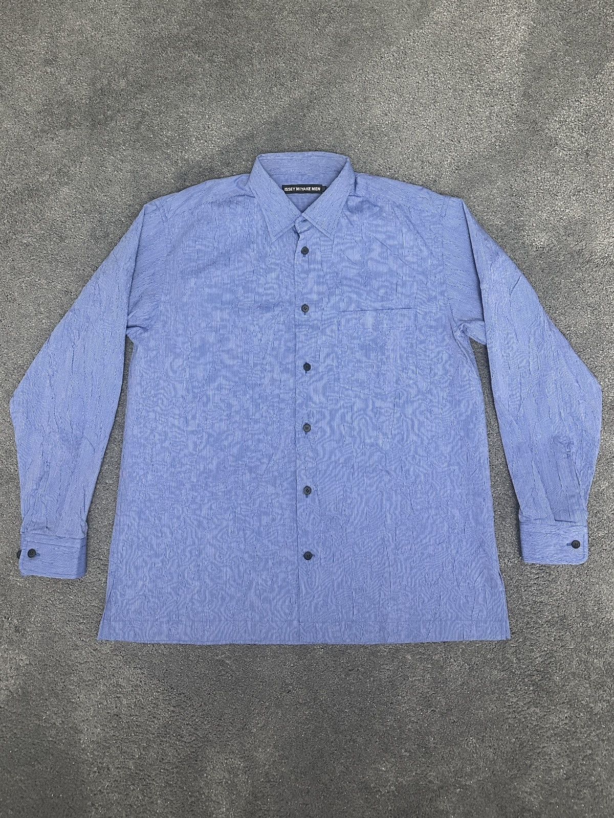 Issey Miyake Issey Miyake Striped Shirt Pleated Design Size US L / EU 52-54 / 3 - 1 Thumbnail