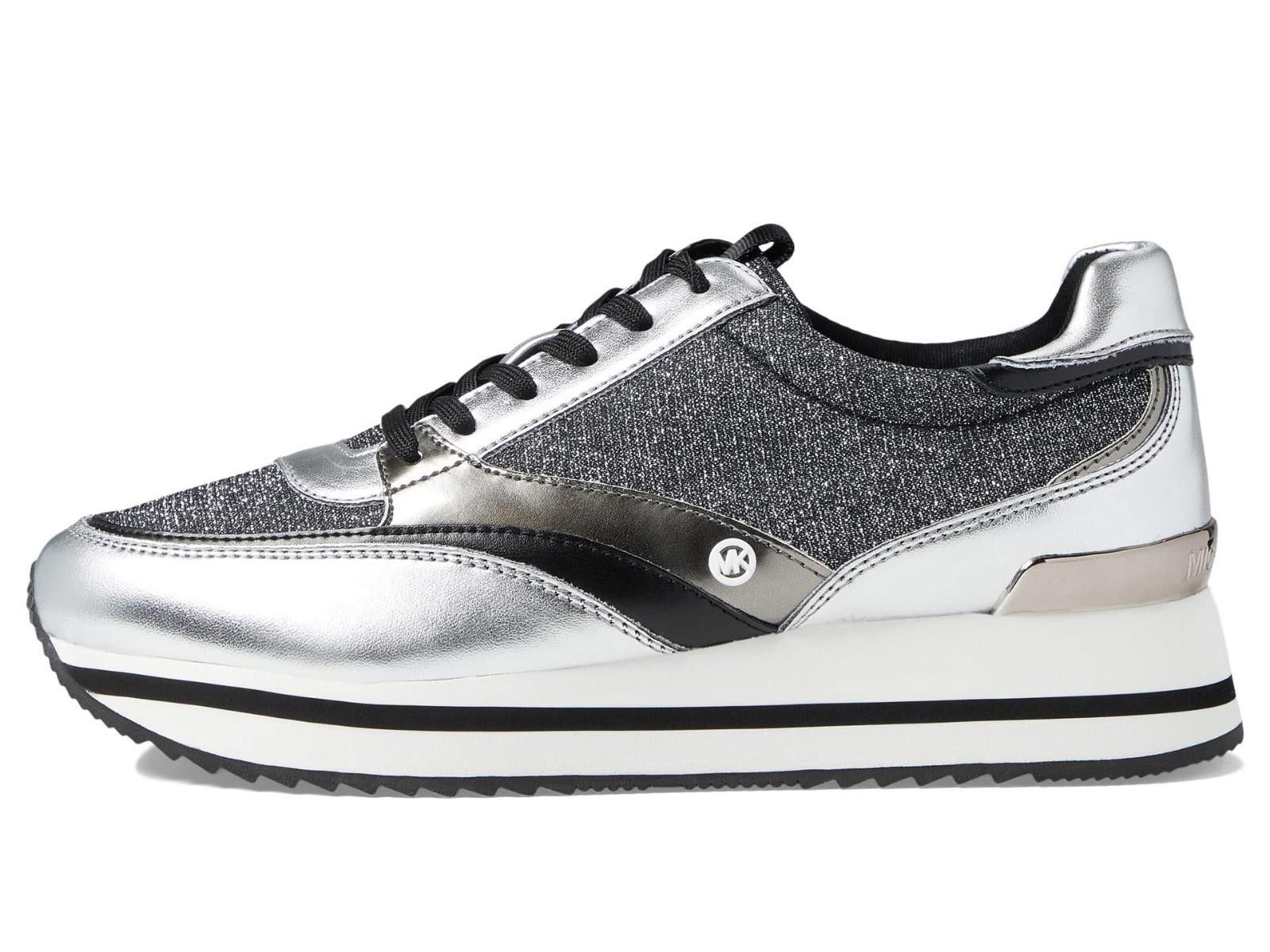 Michael Kors Michael Kors Mariah Trainer Black Sneakers Metallic 10 M NEW Size US 10 / IT 40 - 1 Thumbnail
