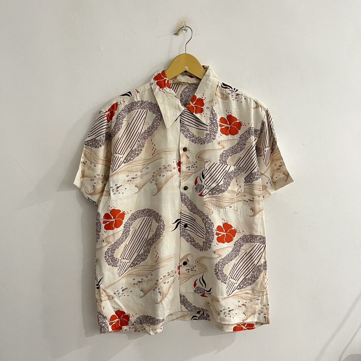 Japanese Brand Mandoc Hawaian Button Up Size US L / EU 52-54 / 3 - 1 Thumbnail