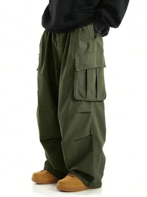 Japanese Brand Parachute Multi-Pocket Sweatpants Gorpcore Cargo Size US 32 / EU 48 - 1 Thumbnail