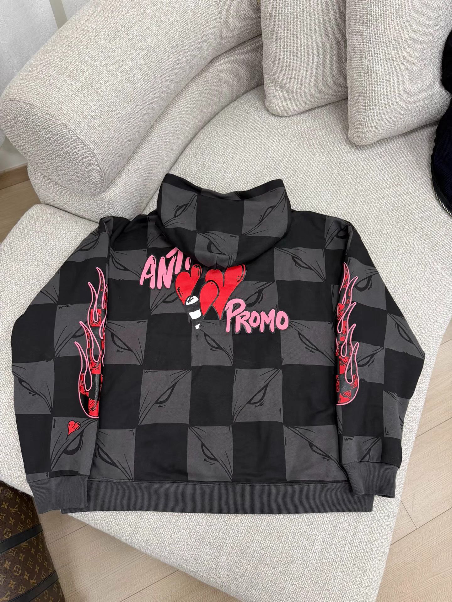Chrome Hearts Chrome Hearts Flame Checkerboard Sweatshirt Size US L / EU 52-54 / 3 - 1 Thumbnail