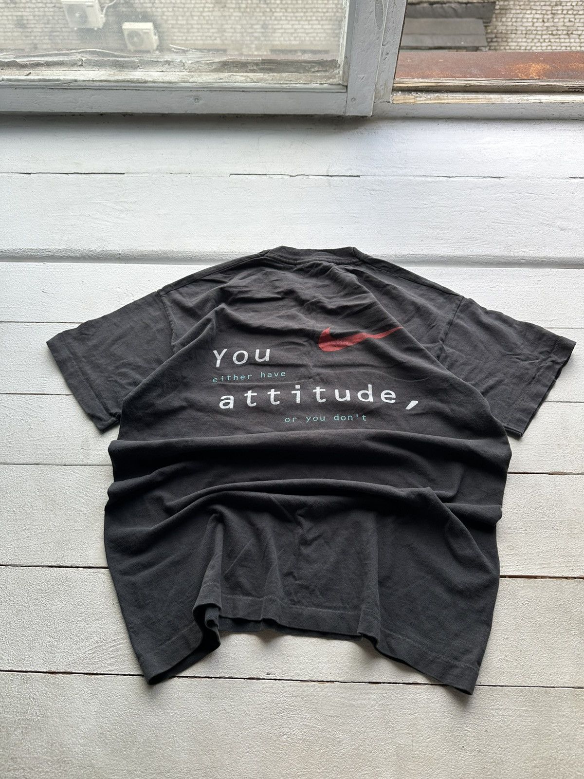 🚨NIKE MOUNTAIN BIKING single stitch VNTG T Shirt Big Logo