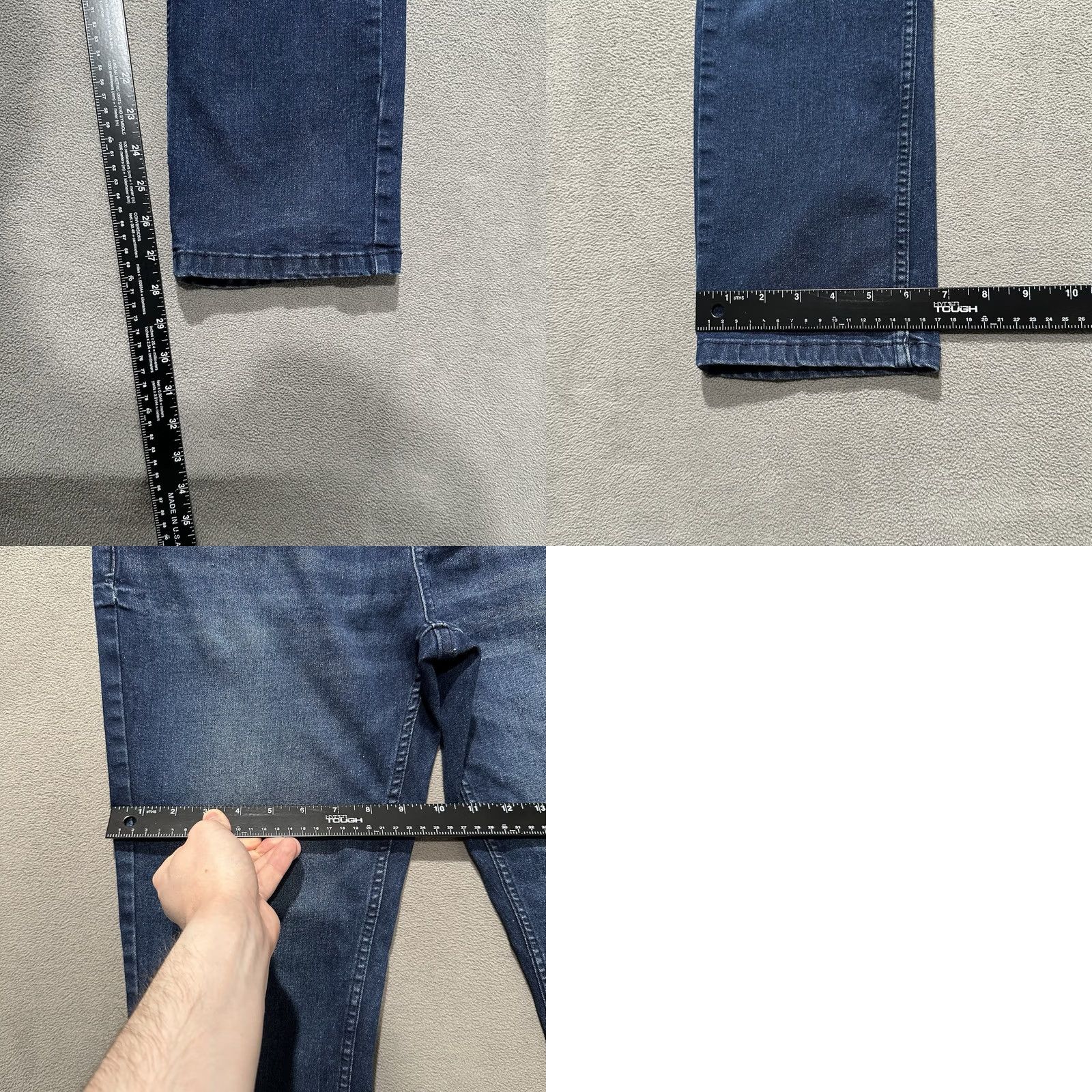 Denime the perfect jean NYC Jeans Mens 32x30 Blue Stretch Denim Slim Thick EUC Size US 32 / EU 48 - 8 Thumbnail