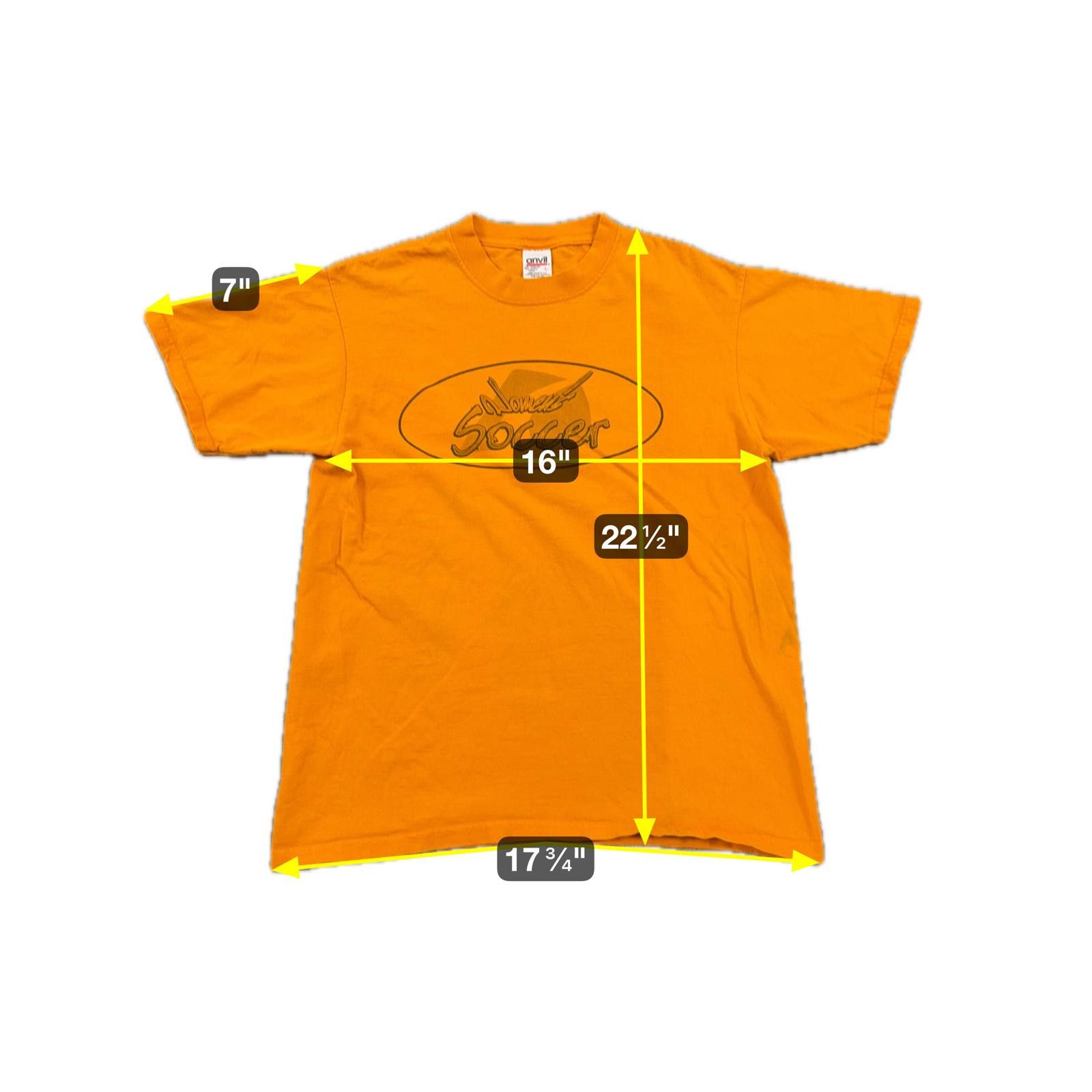 Anvil Vtg 1999 Anvil Women's Soccer Doane College T-Shirt Orange L Size L / US 10 / IT 46 - 5 Thumbnail