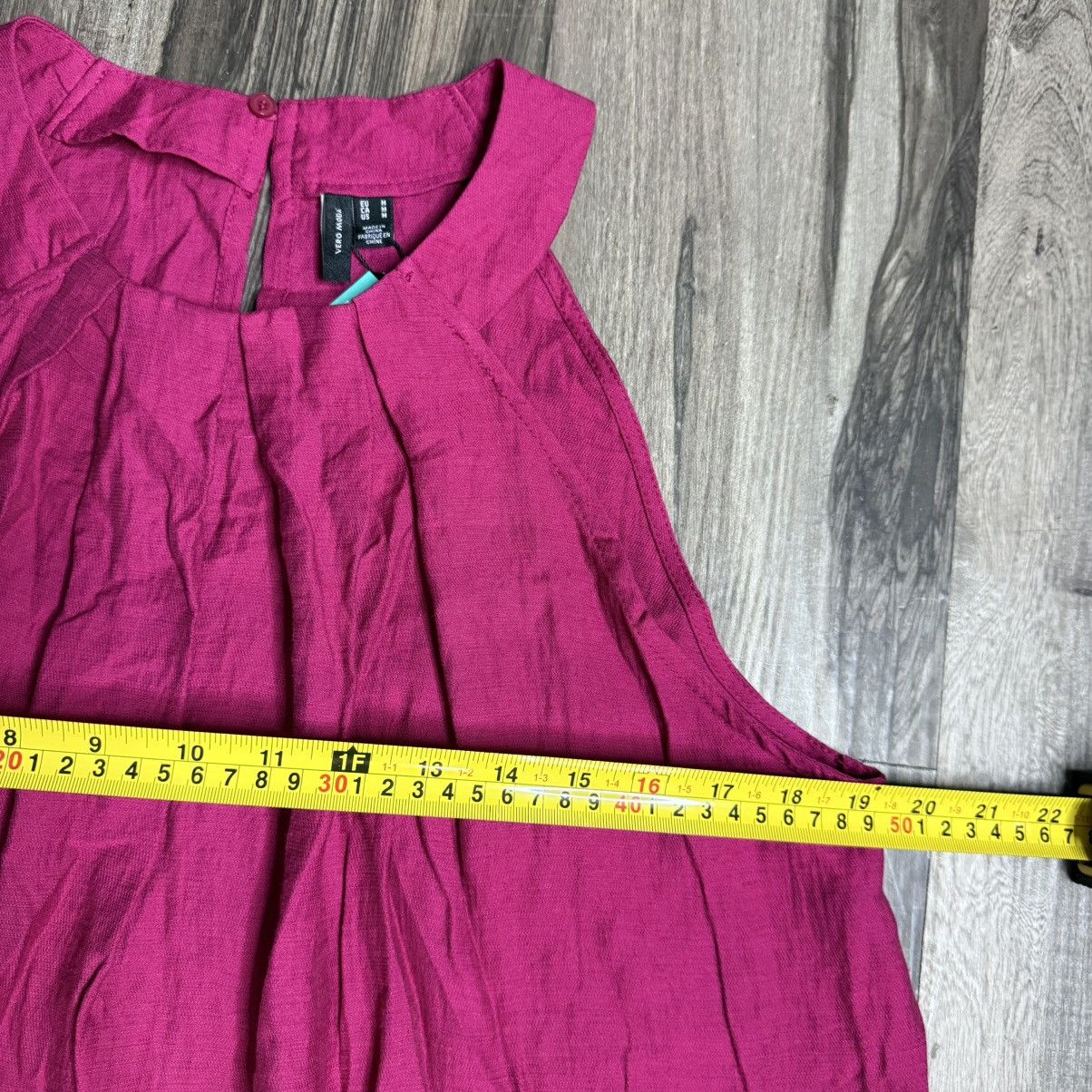 Other Vero Moda Fuchsia Halter Mini Dress Size M / US 6-8 / IT 42-44 - 5 Thumbnail