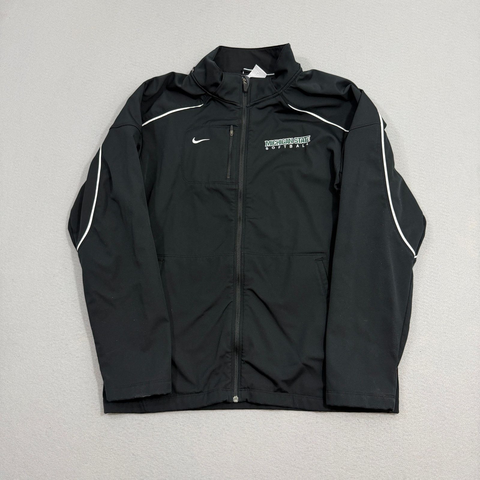 Nike Nike Michigan State Spartans Softball Soft Shell Jacket Size US L / EU 52-54 / 3 - 1 Thumbnail