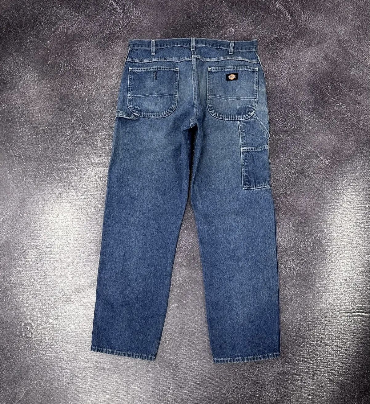 Dickies × Vintage Vintage Dickies Faded Blue Denim Skate Hype Baggy Jeans Size US 36 / EU 52 - 1 Thumbnail
