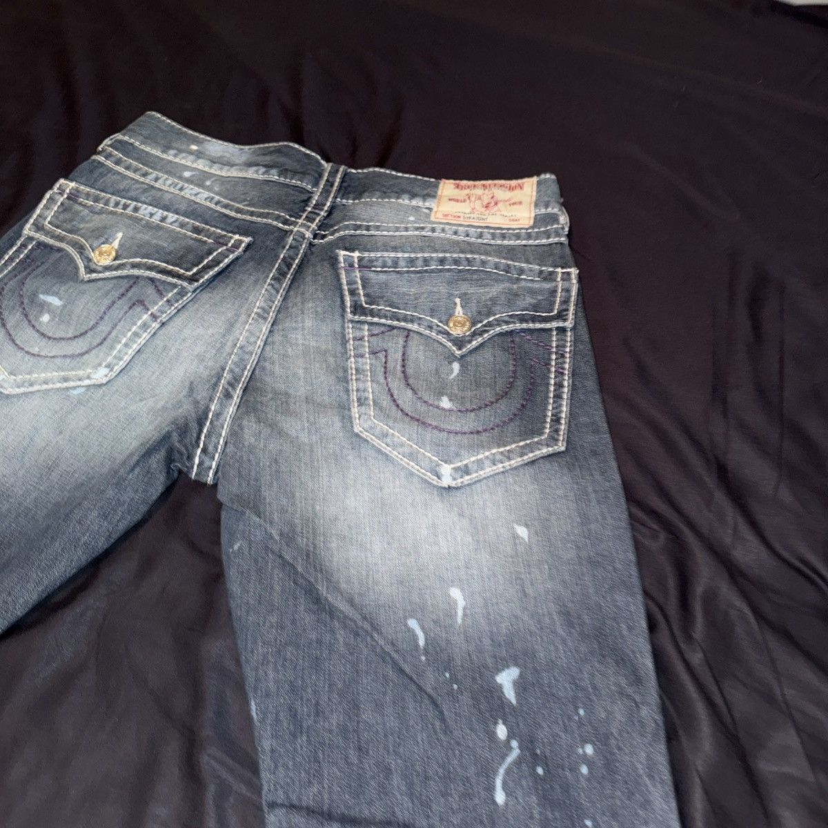 True Religion True Religion Straight Big T Stitch Flap Paint Splatter Size US 34 / EU 50 - 9 Thumbnail