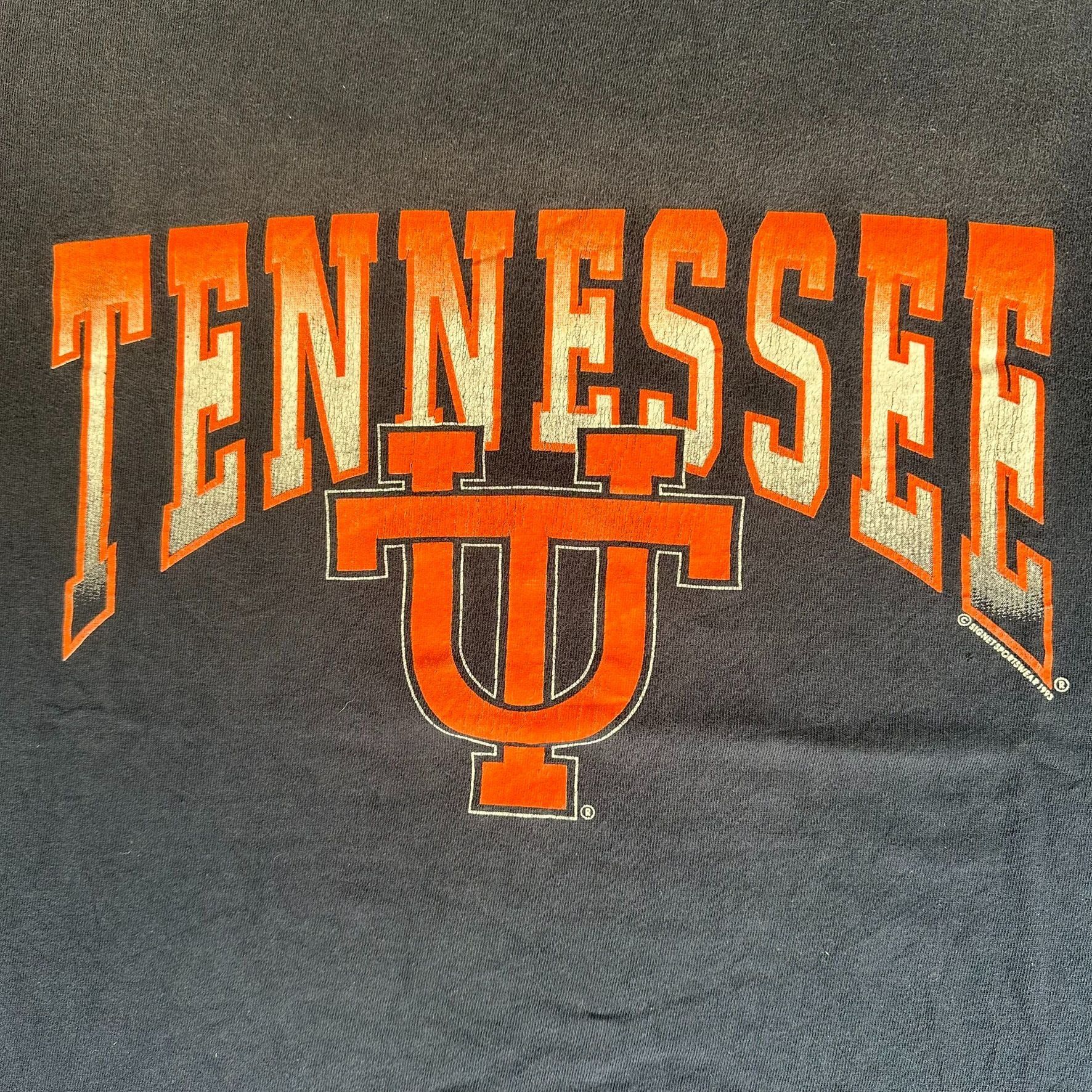 NCAA Vintage 90s UT Tennessee Volunteers T-Shirt Single Stitch Un Size US XL / EU 56 / 4 - 2 Thumbnail