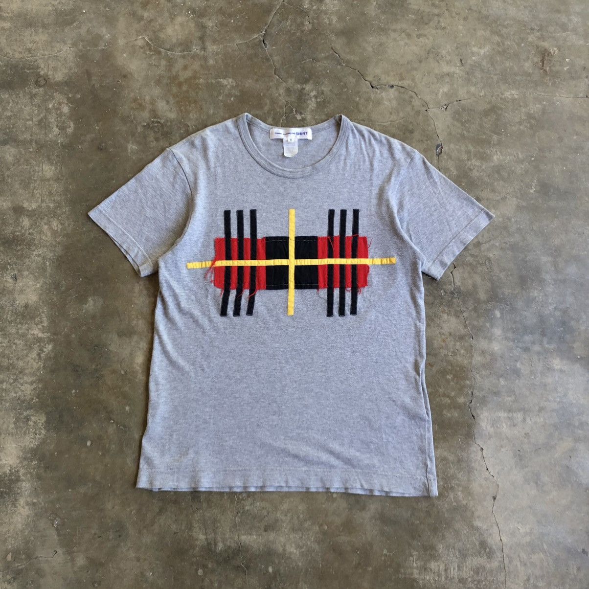 Comme des Garcons SHIRT 🇫🇷 Comme Des Garcons Shirt Geometry Patch T-shirt Designer Size US S / EU 44-46 / 1 - 1 Thumbnail