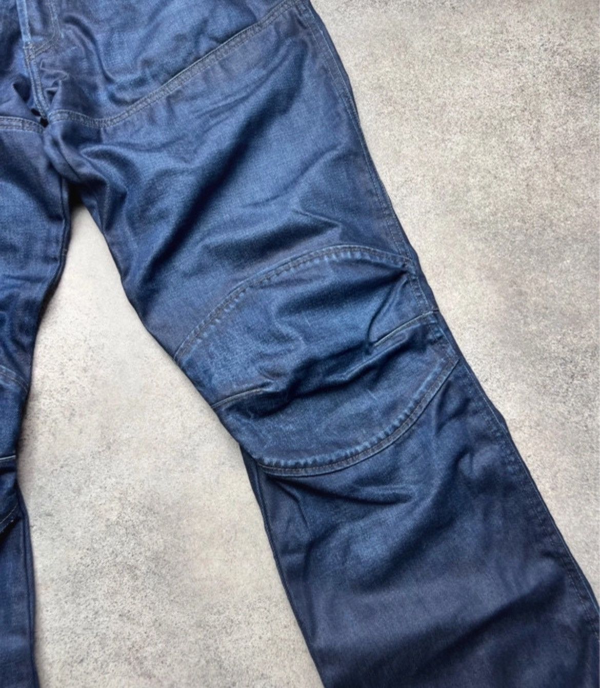 G Star Raw denim biker jeans
