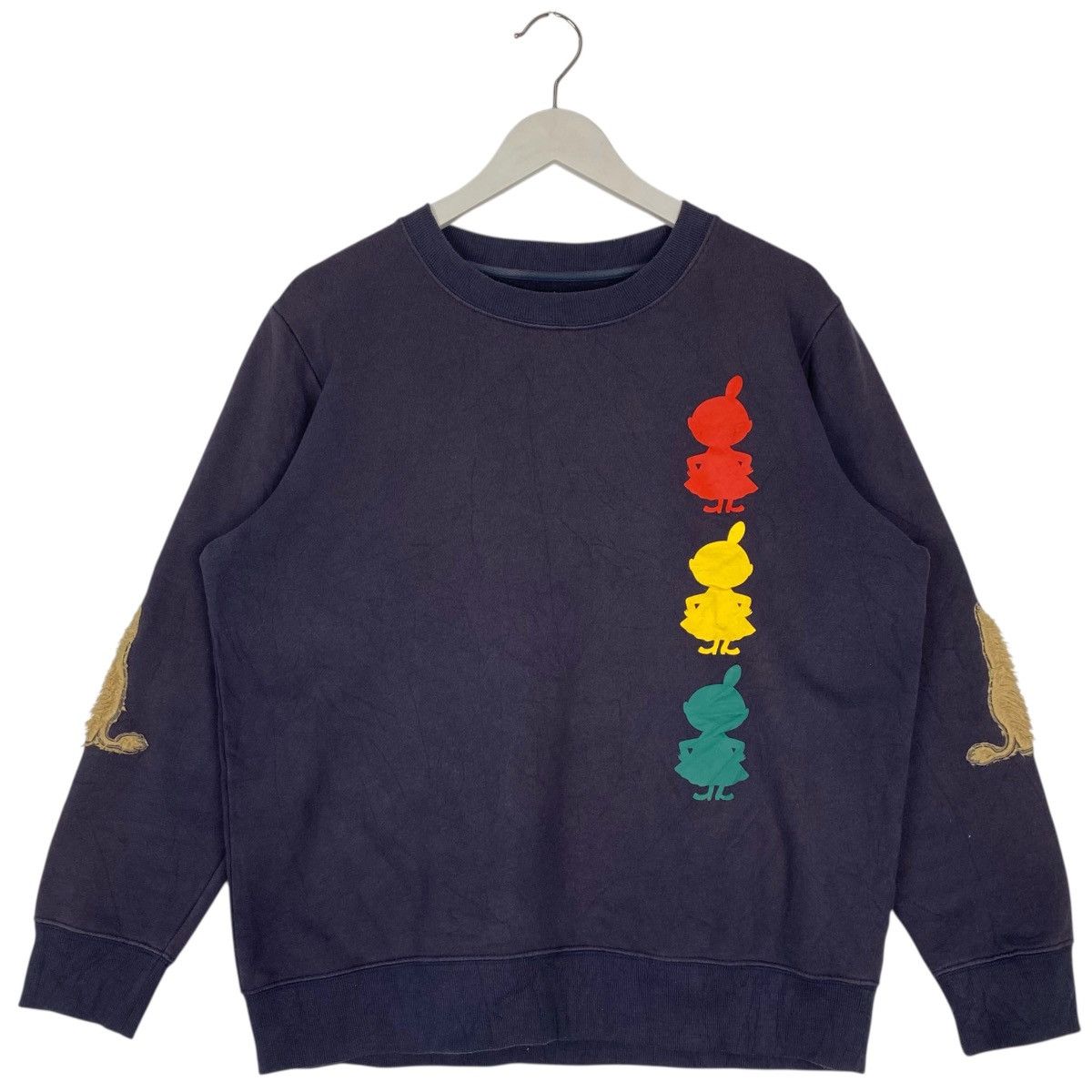 Other Girl Kids Printed Sweatshirt Crewneck Navy Blue Size M Size US M / EU 48-50 / 2 - 1 Thumbnail