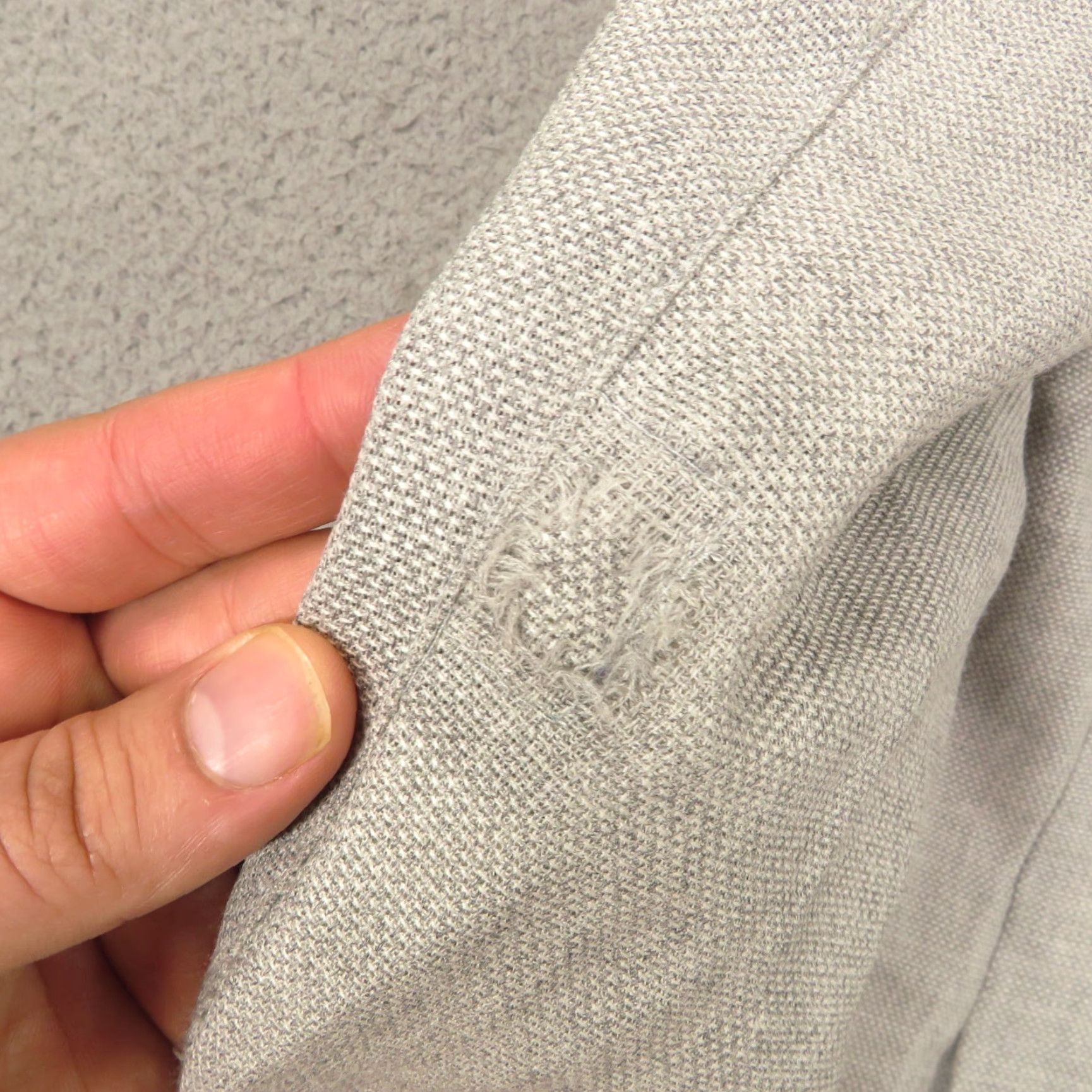 Suitsupply SuitSupply 44L Blazer Havana Vitale Barberis Lightweight Wool Basket Weave Light Jacket/Coat? Size 44R - 6 Thumbnail
