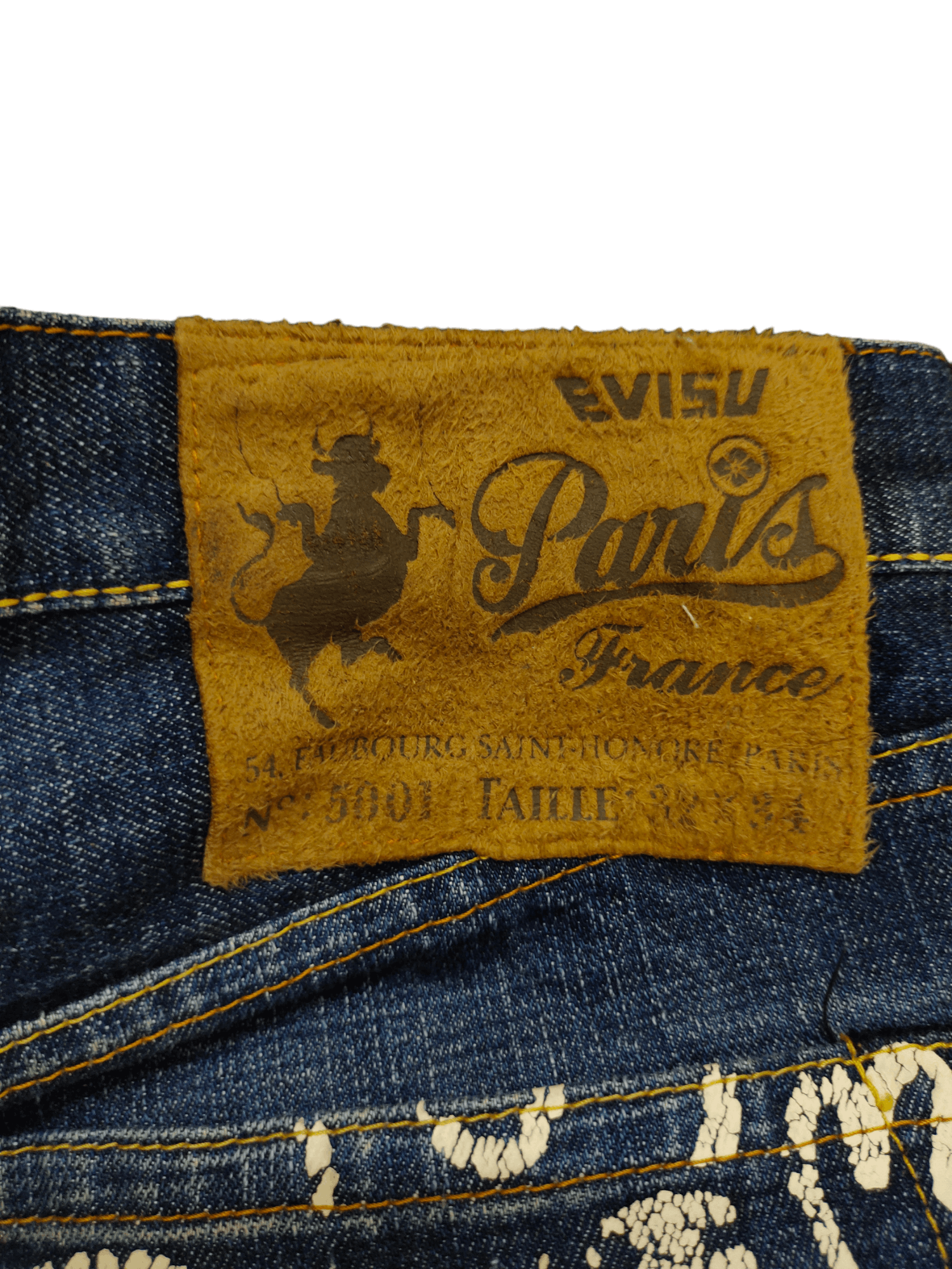 Evisu Vintage Evisu Calvin Leong Big Daicock Selvedge Denim Jeans Size US 32 / EU 48 - 10 Thumbnail