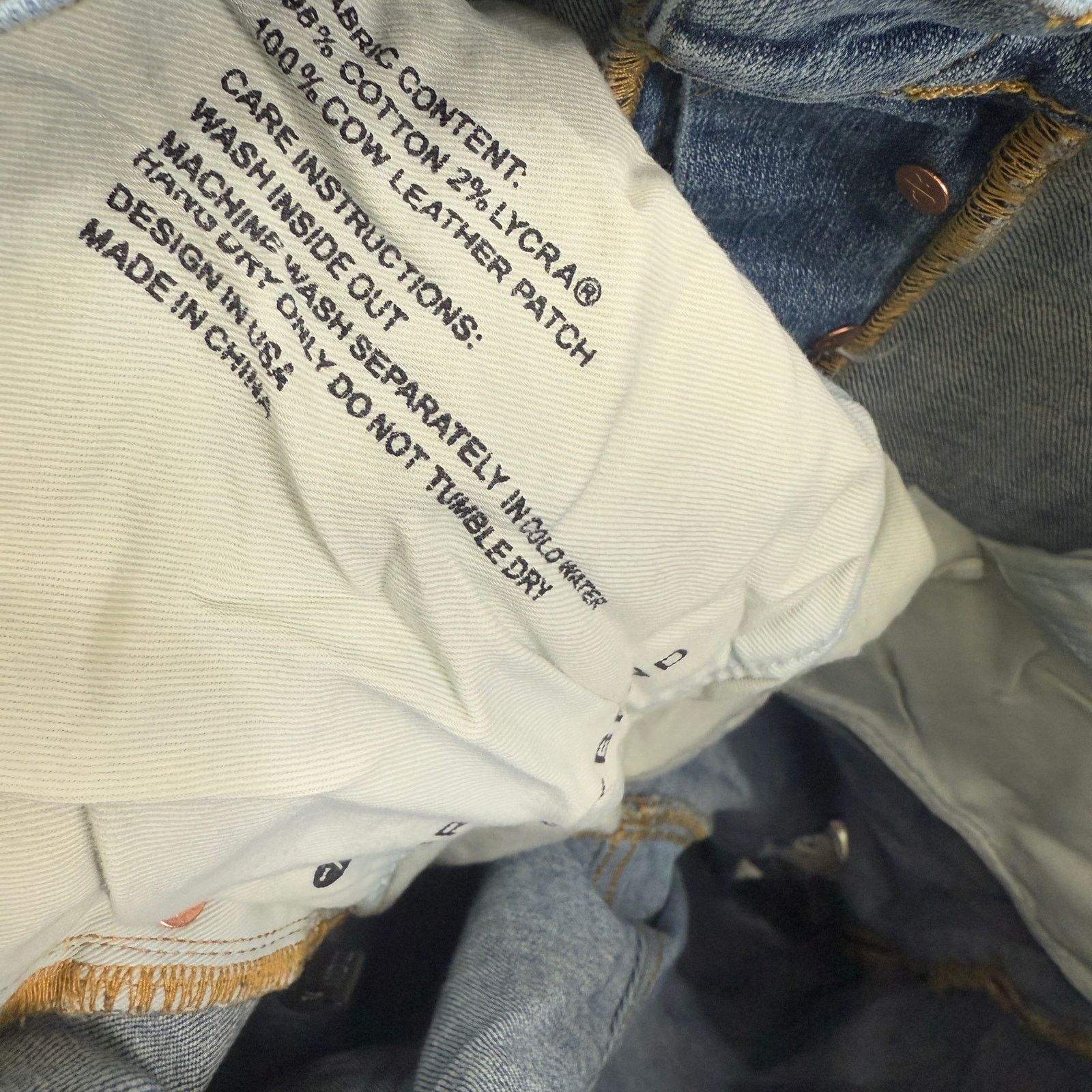 Purple Brand PURPLE BRAND Ripped Knee Blowout Slim Distressed Denim P002 Size US 34 / EU 50 - 8 Thumbnail