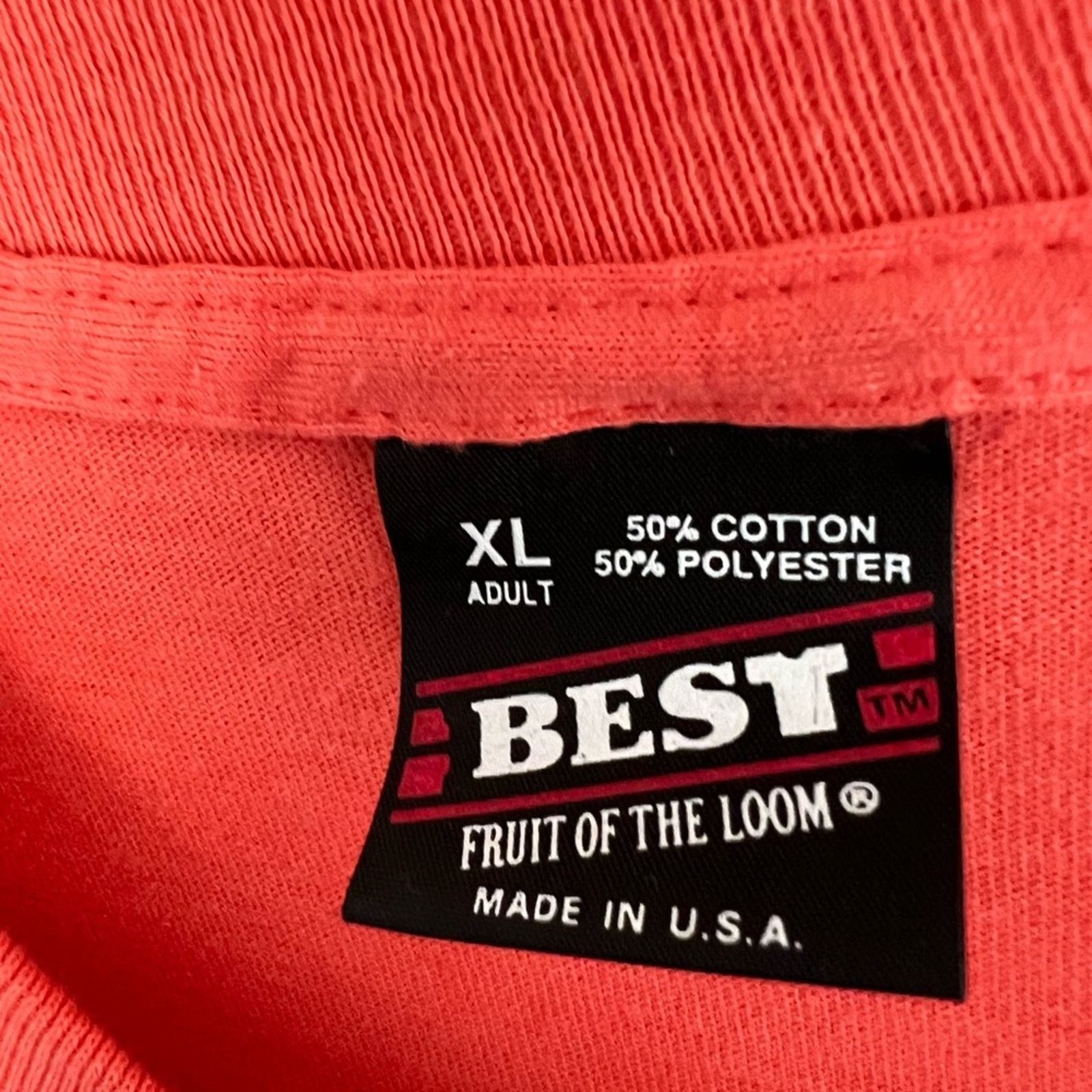 Fruit Of The Loom Vintage Boca Raton Panda Shirt Single Stitch Made USA NATURE Size US XL / EU 56 / 4 - 5 Thumbnail