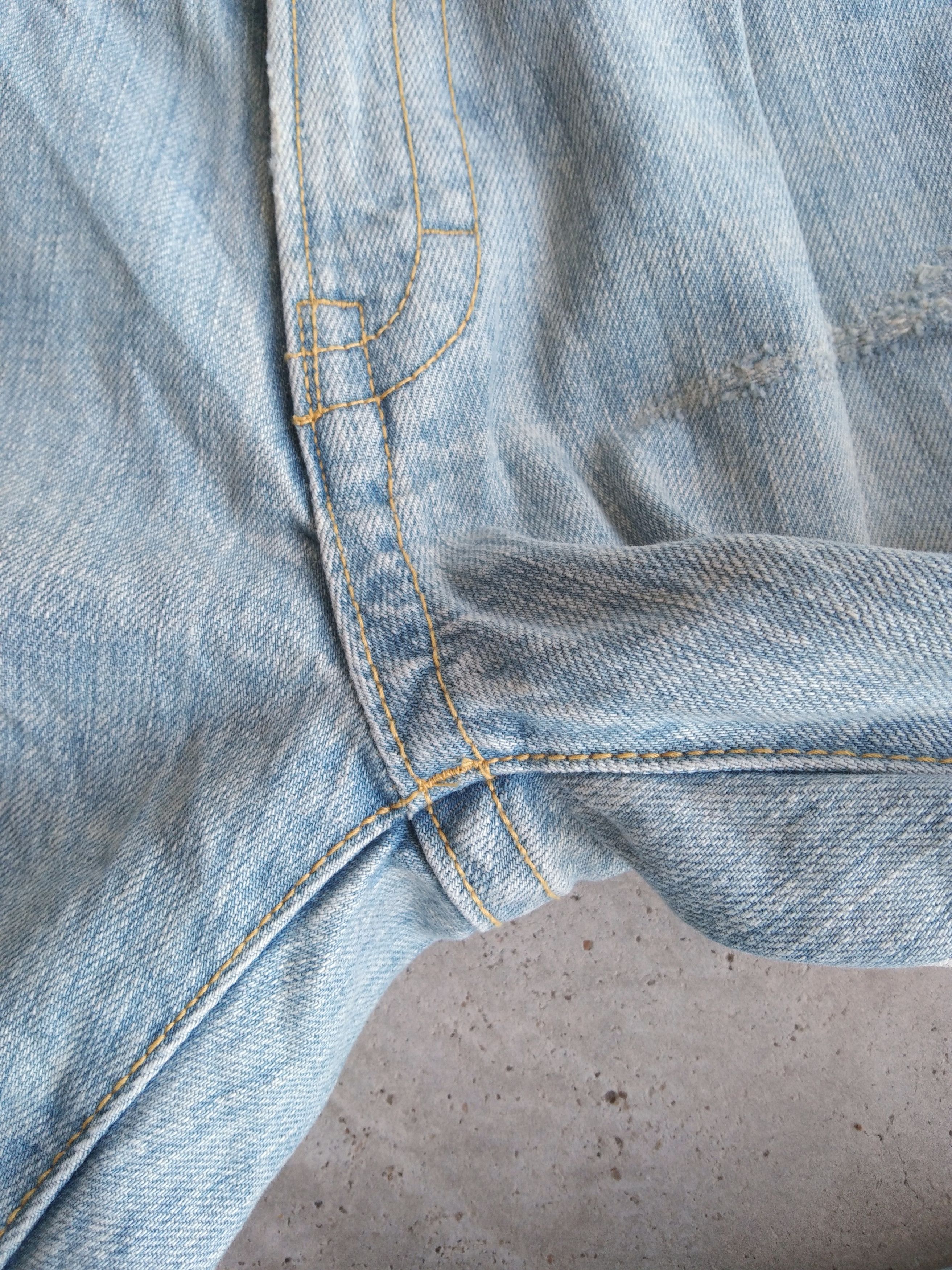 Japanese Brand Vintage Japanese Brand CO&LU Big Logo Denim Jeans 30x30 Size US 30 / EU 46 - 9 Thumbnail