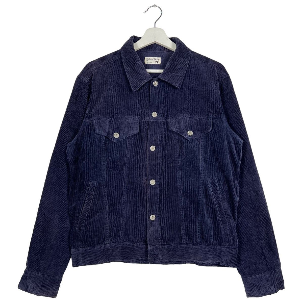 Global Work 🔥 GLOBAL WORK CORDUROY TRUCKER JACKET Size US M / EU 48-50 / 2 - 2 Thumbnail